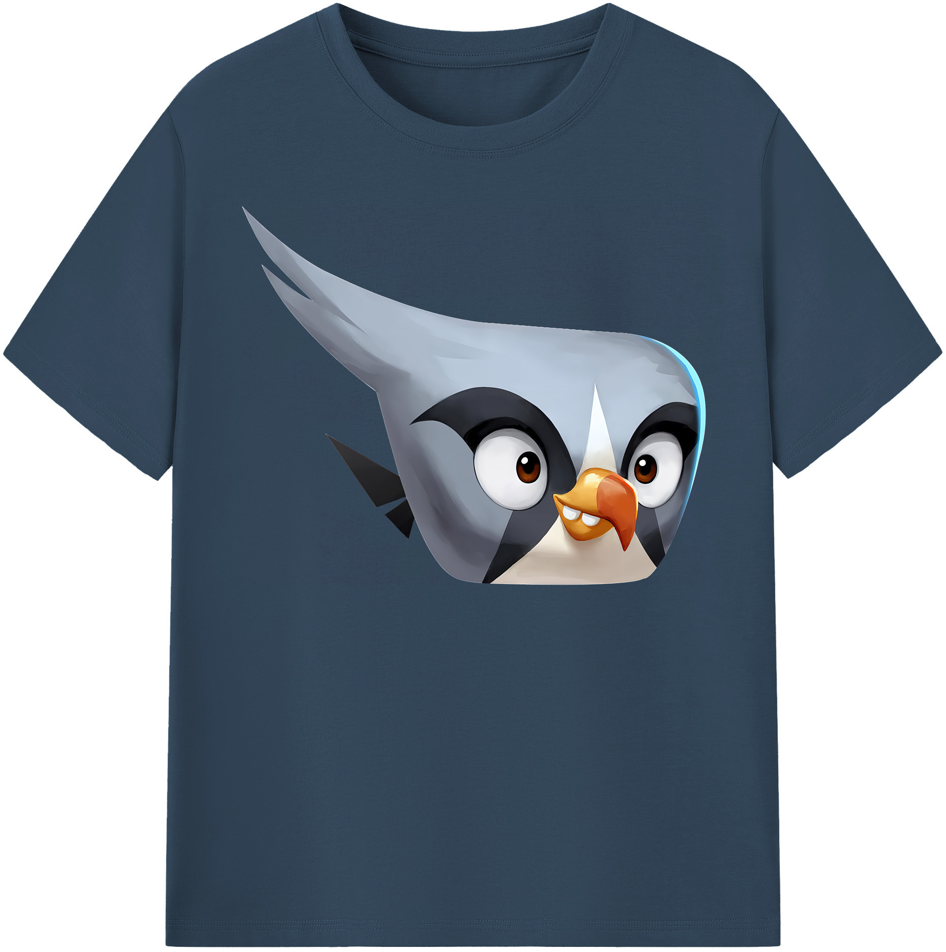 （画像用） Angry Birds アングリーバード 綿100％半袖Tシャツ（フロントプリント）