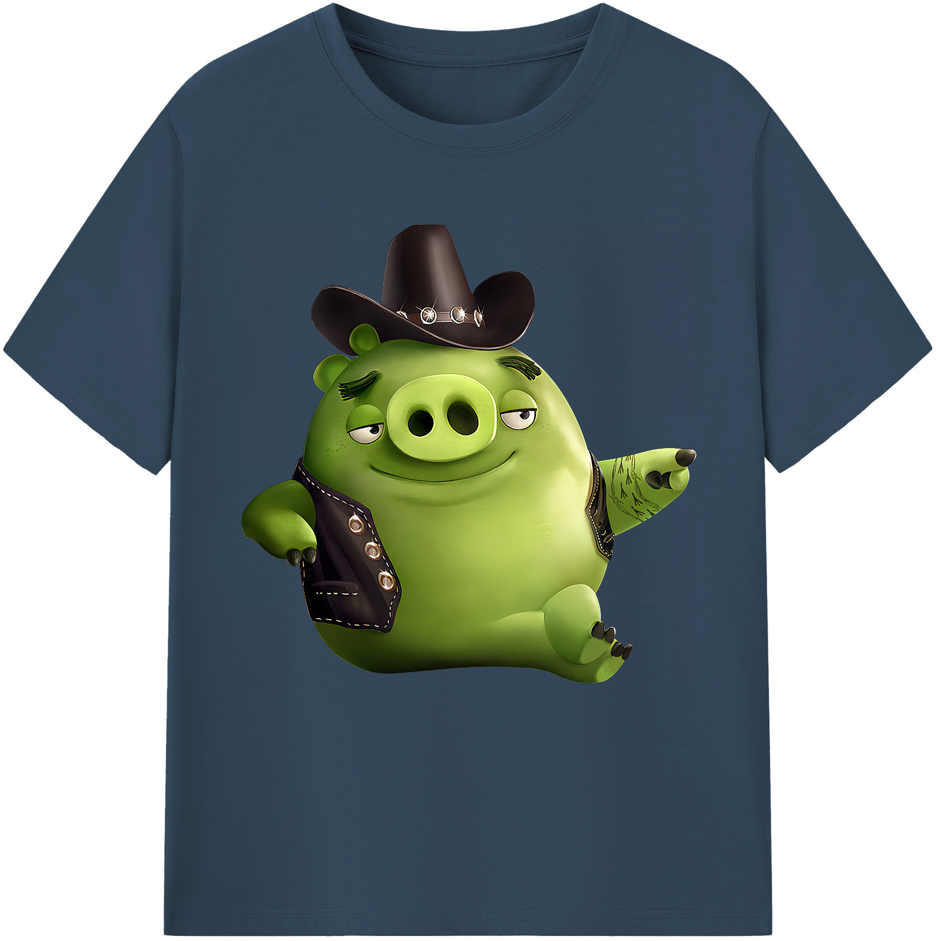 （画像用） Angry Birds アングリーバード 綿100％半袖Tシャツ（フロントプリント）
