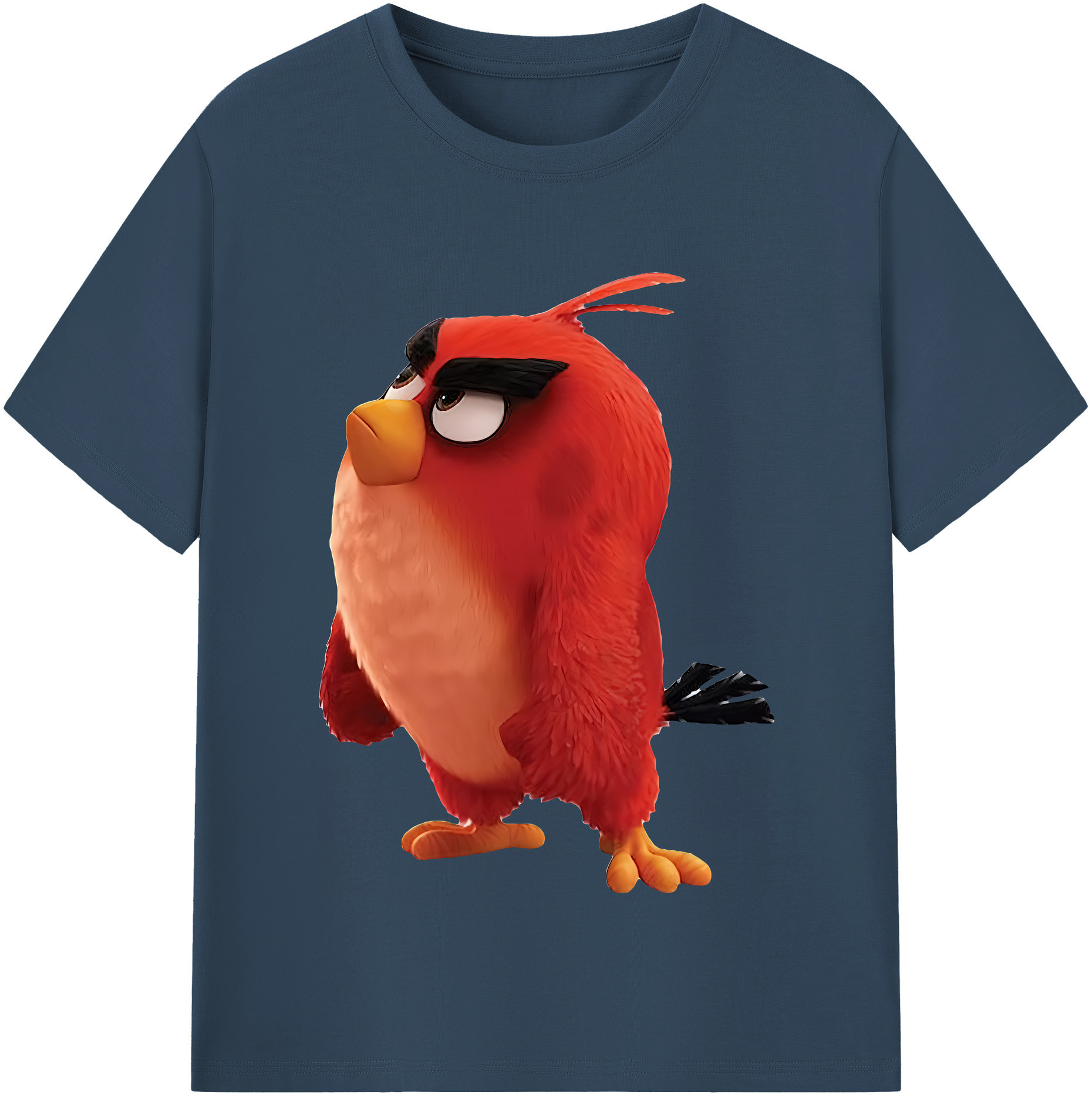 （画像用） Angry Birds アングリーバード 綿100％半袖Tシャツ（フロントプリント）