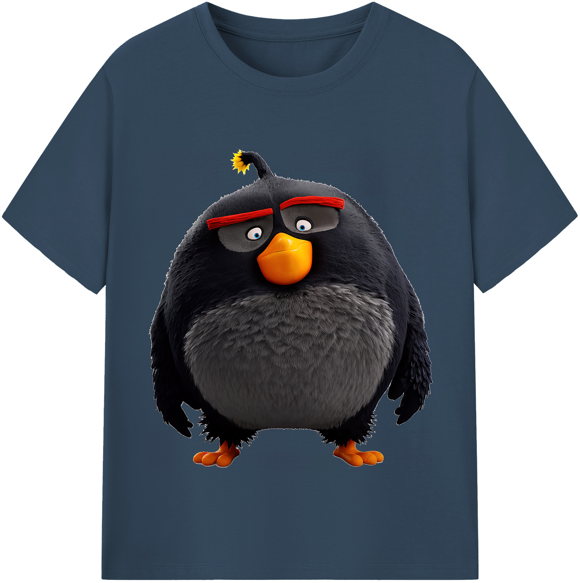 （画像用） Angry Birds アングリーバード 綿100％半袖Tシャツ（フロントプリント）