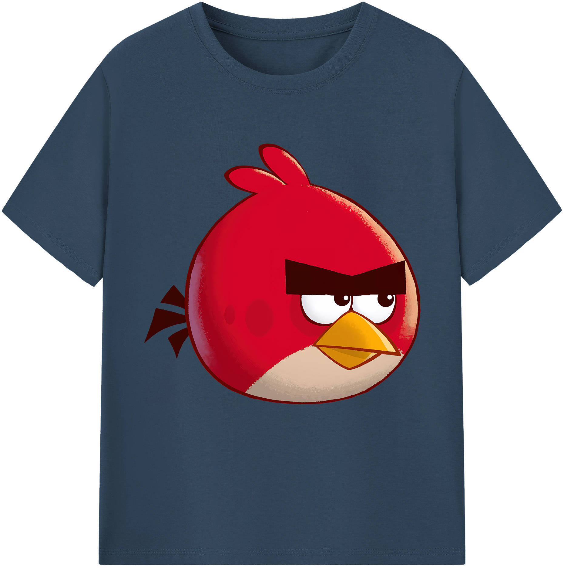 （画像用） Angry Birds アングリーバード 綿100％半袖Tシャツ（フロントプリント）