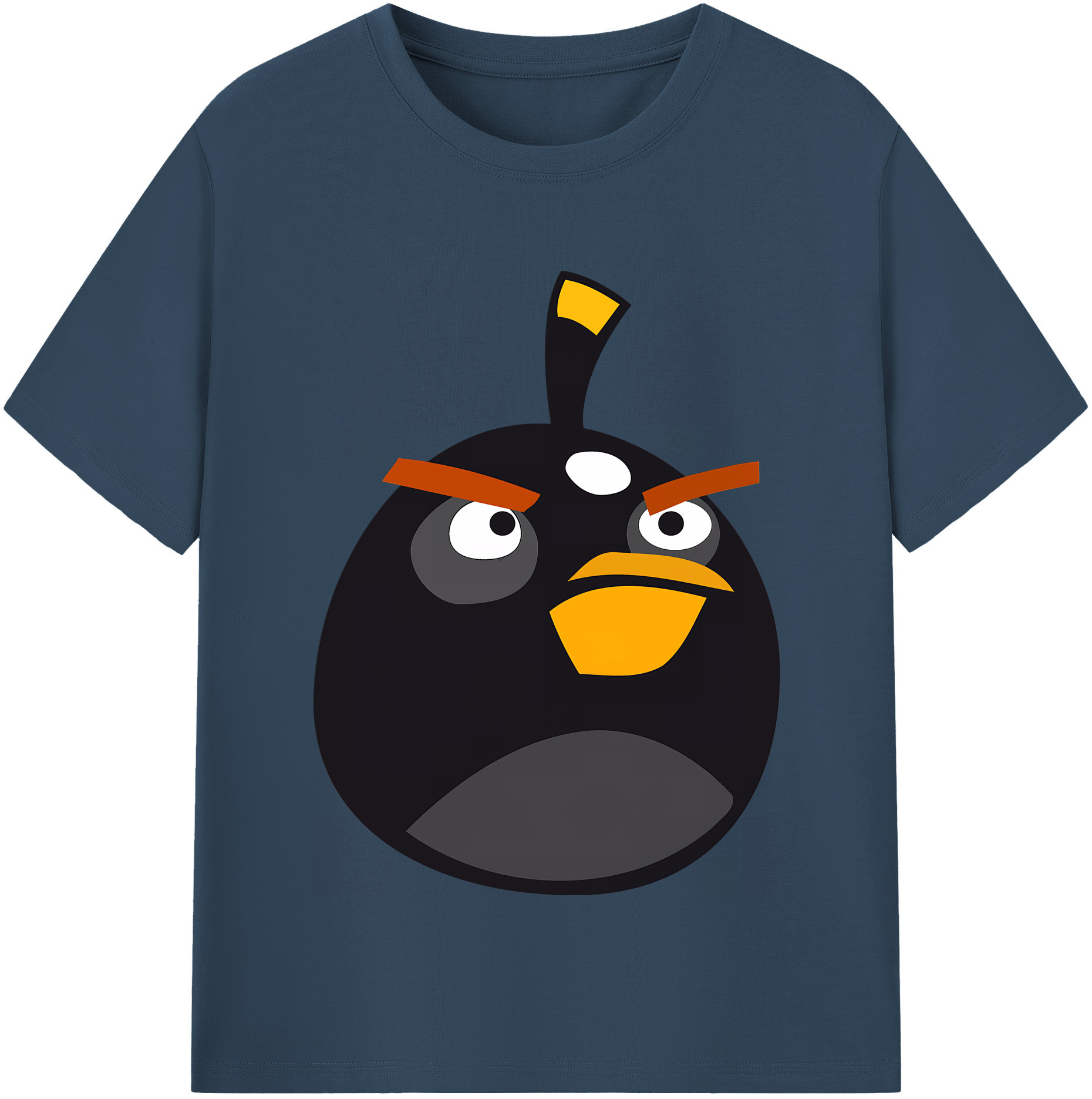 （画像用） Angry Birds アングリーバード 綿100％半袖Tシャツ（フロントプリント）