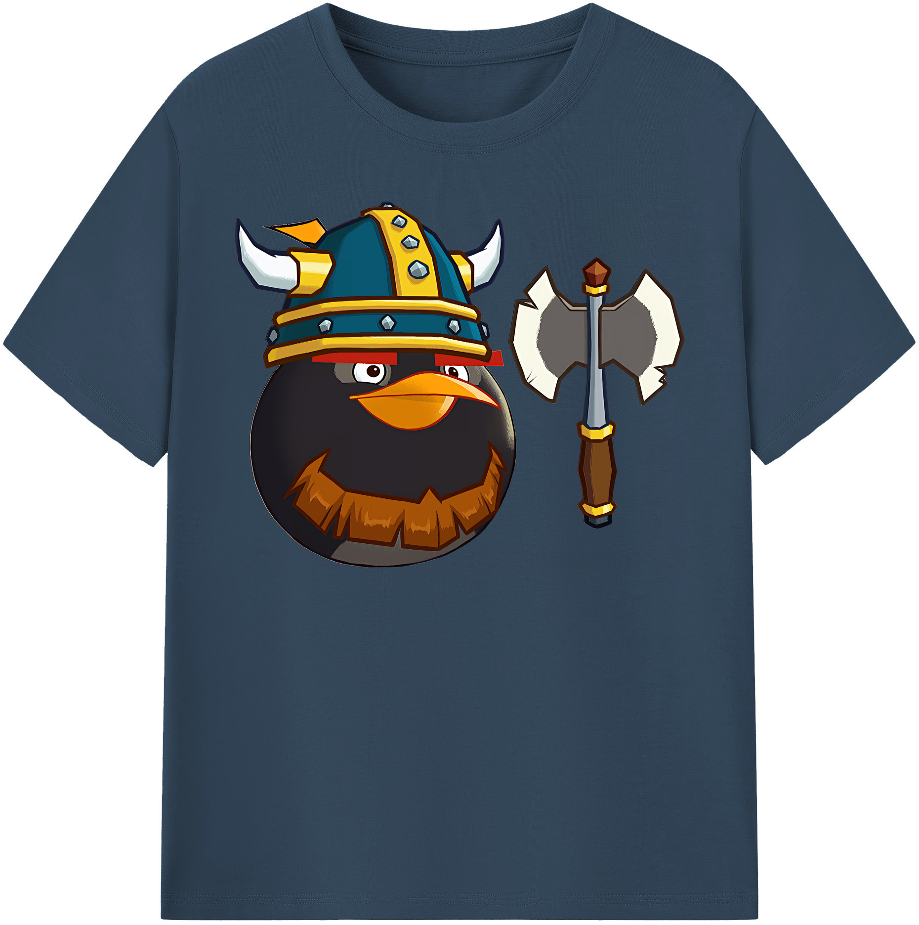 （画像用） Angry Birds アングリーバード 綿100％半袖Tシャツ（フロントプリント）