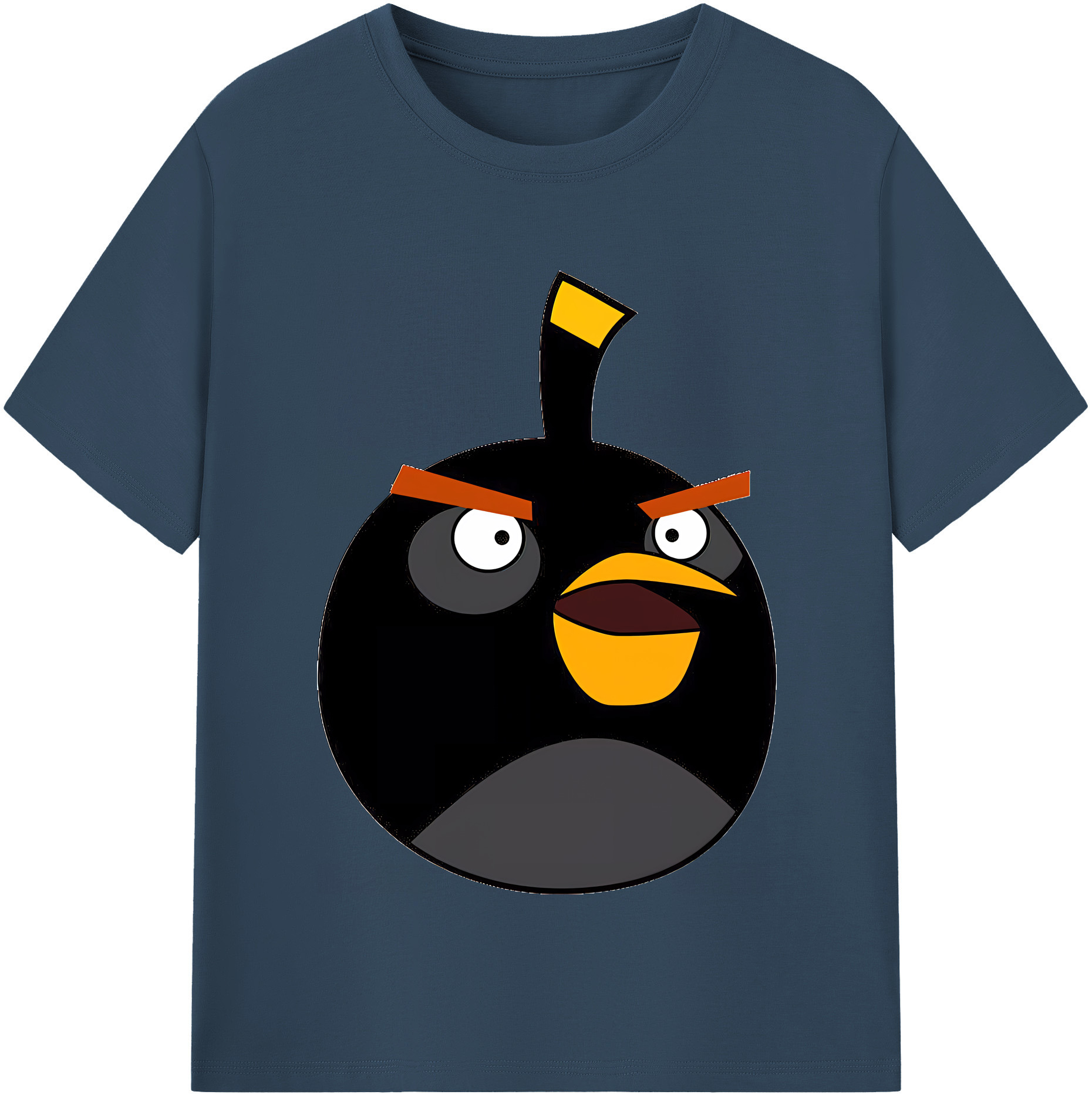 （画像用） Angry Birds アングリーバード 綿100％半袖Tシャツ（フロントプリント）