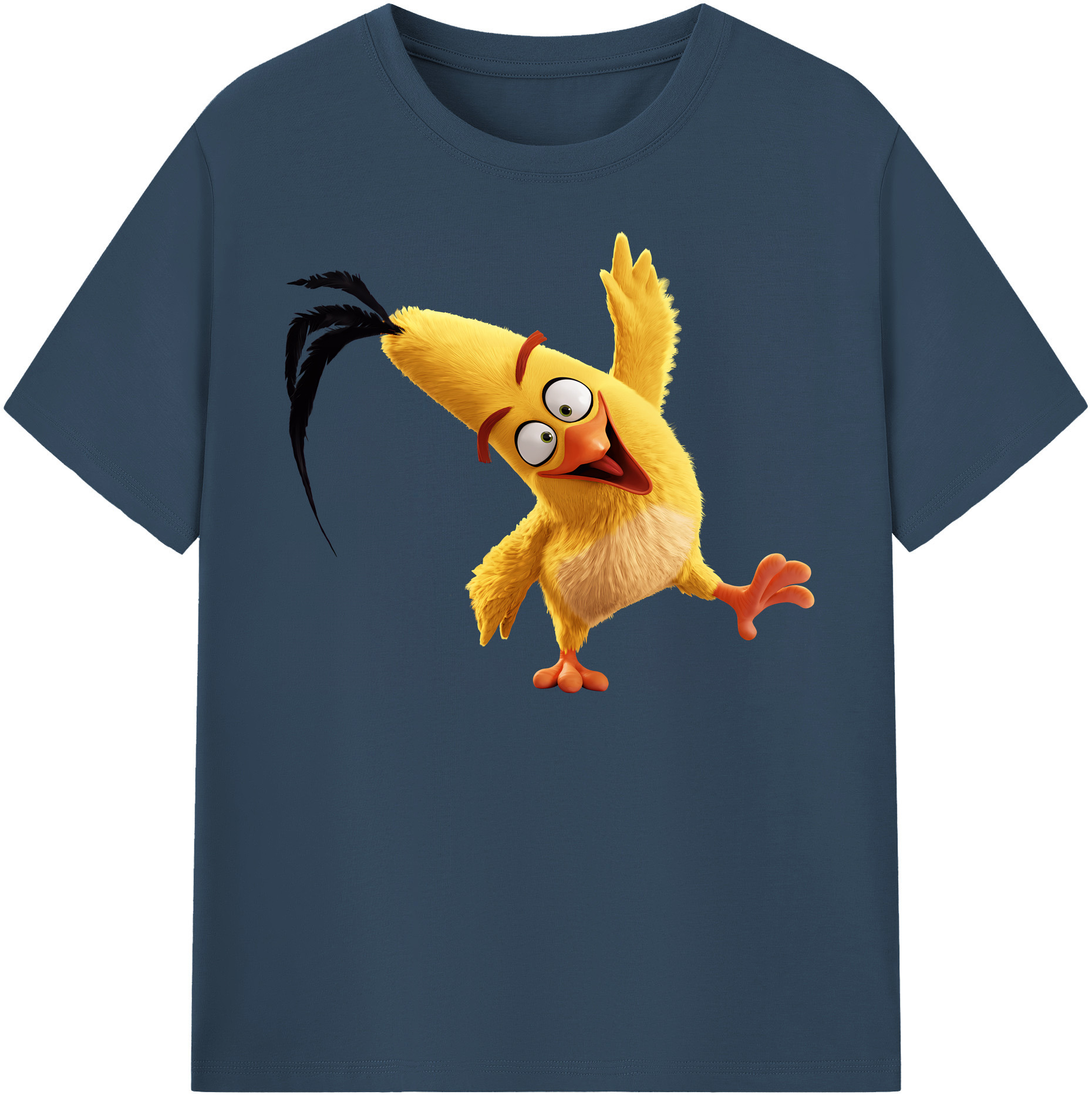 （画像用） Angry Birds アングリーバード 綿100％半袖Tシャツ（フロントプリント）