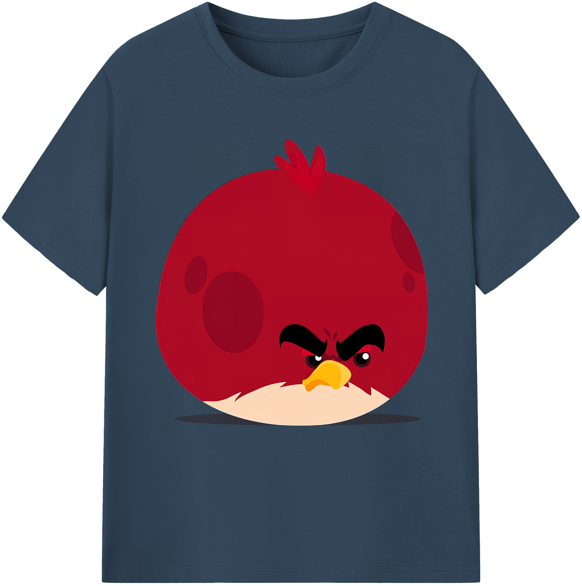 （画像用） Angry Birds アングリーバード 綿100％半袖Tシャツ（フロントプリント）