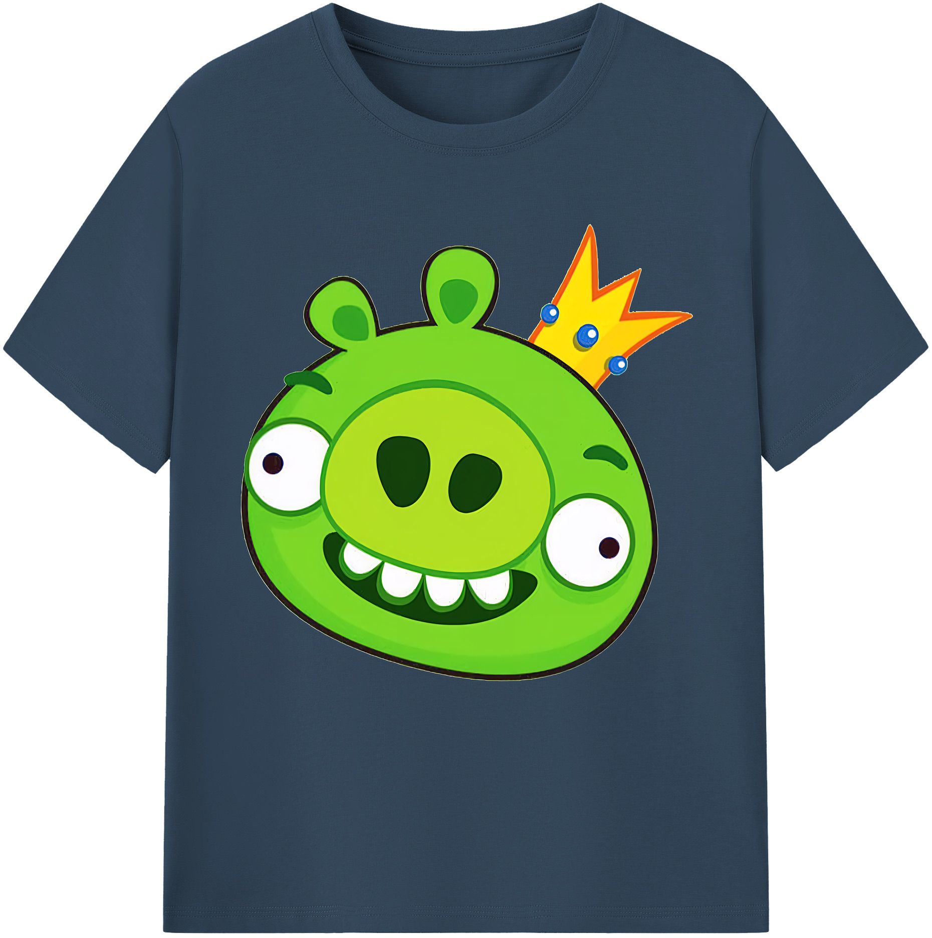 （画像用） Angry Birds アングリーバード 綿100％半袖Tシャツ（フロントプリント）