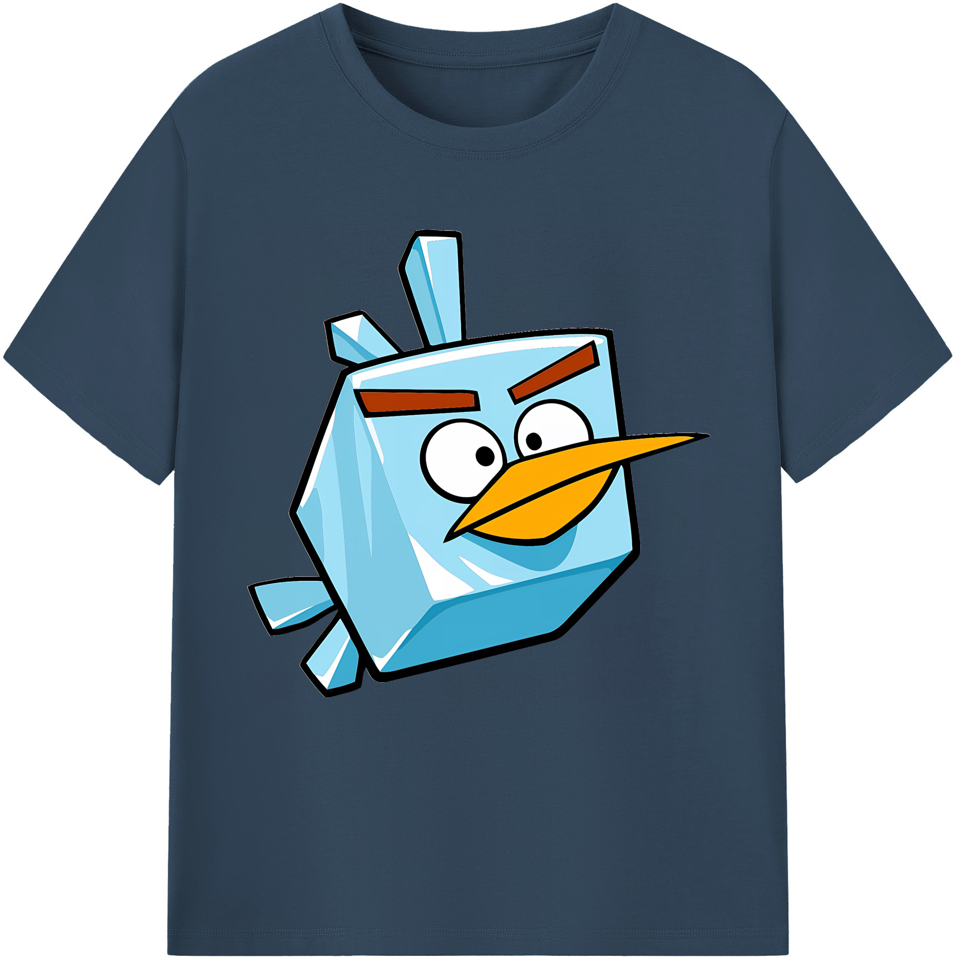 （画像用） Angry Birds アングリーバード 綿100％半袖Tシャツ（フロントプリント）