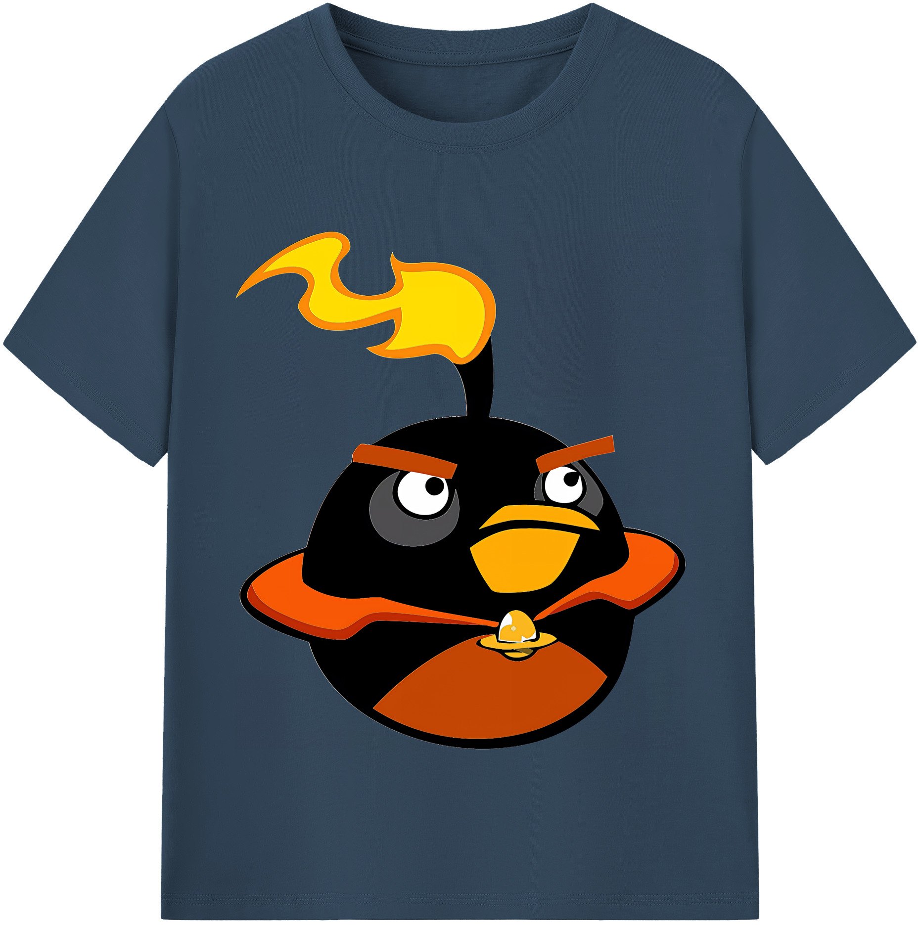 （画像用） Angry Birds アングリーバード 綿100％半袖Tシャツ（フロントプリント）