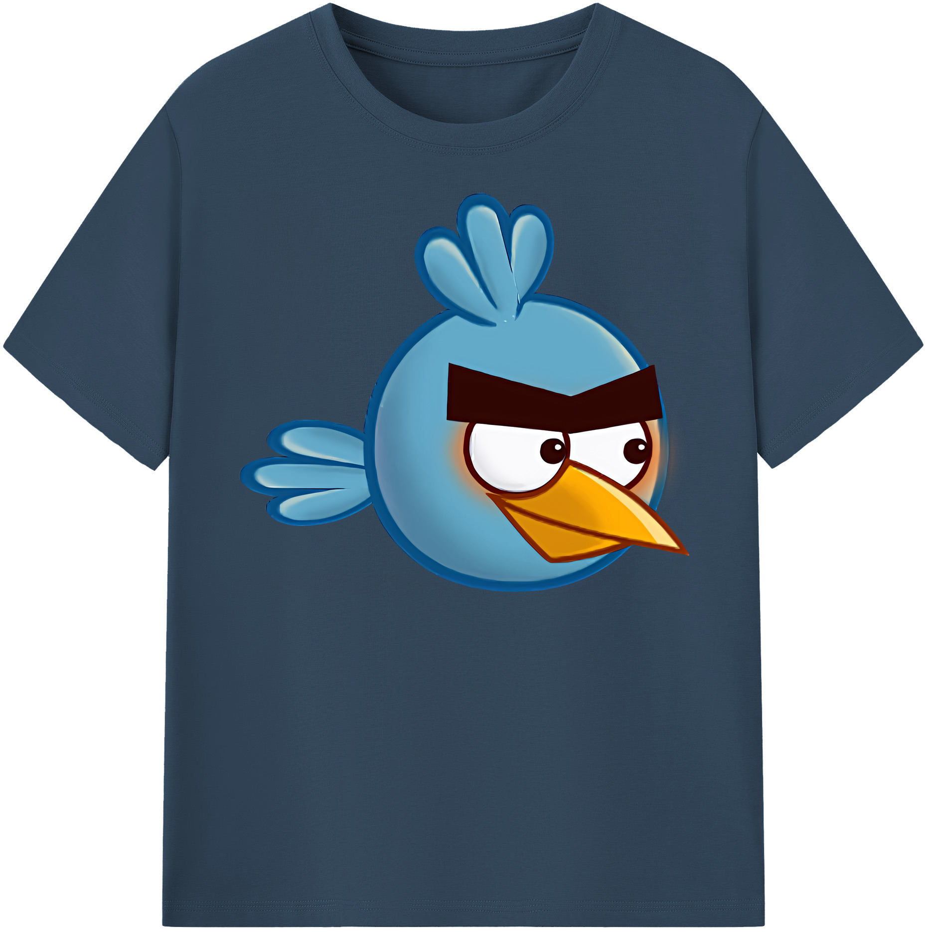 （画像用） Angry Birds アングリーバード 綿100％半袖Tシャツ（フロントプリント）