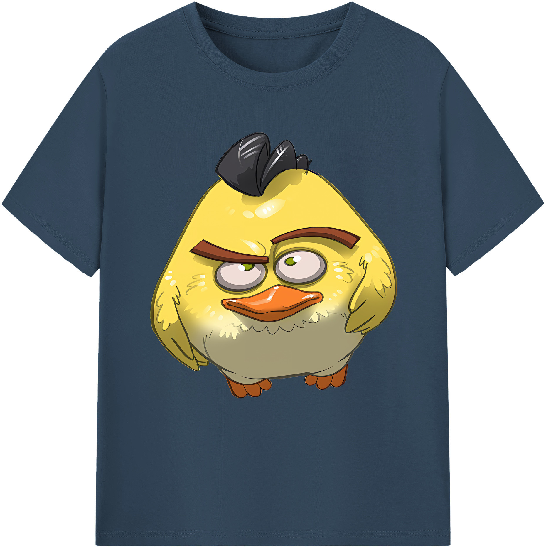 （画像用） Angry Birds アングリーバード 綿100％半袖Tシャツ（フロントプリント）