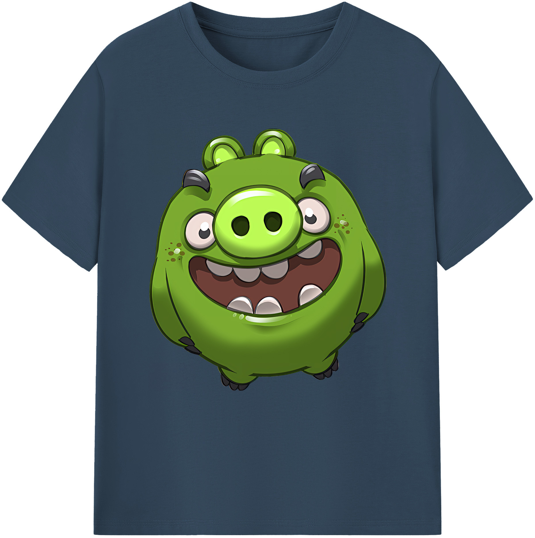 （画像用） Angry Birds アングリーバード 綿100％半袖Tシャツ（フロントプリント）