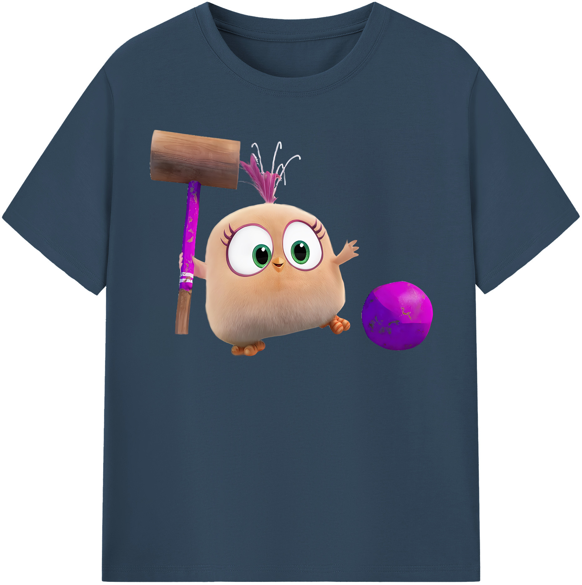 （画像用） Angry Birds アングリーバード 綿100％半袖Tシャツ（フロントプリント）
