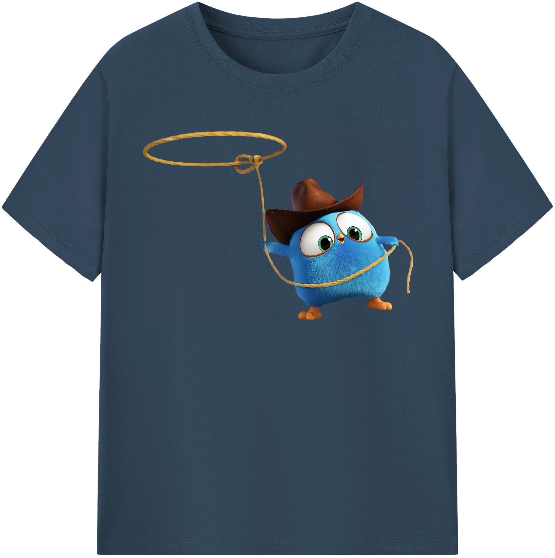 （画像用） Angry Birds アングリーバード 綿100％半袖Tシャツ（フロントプリント）