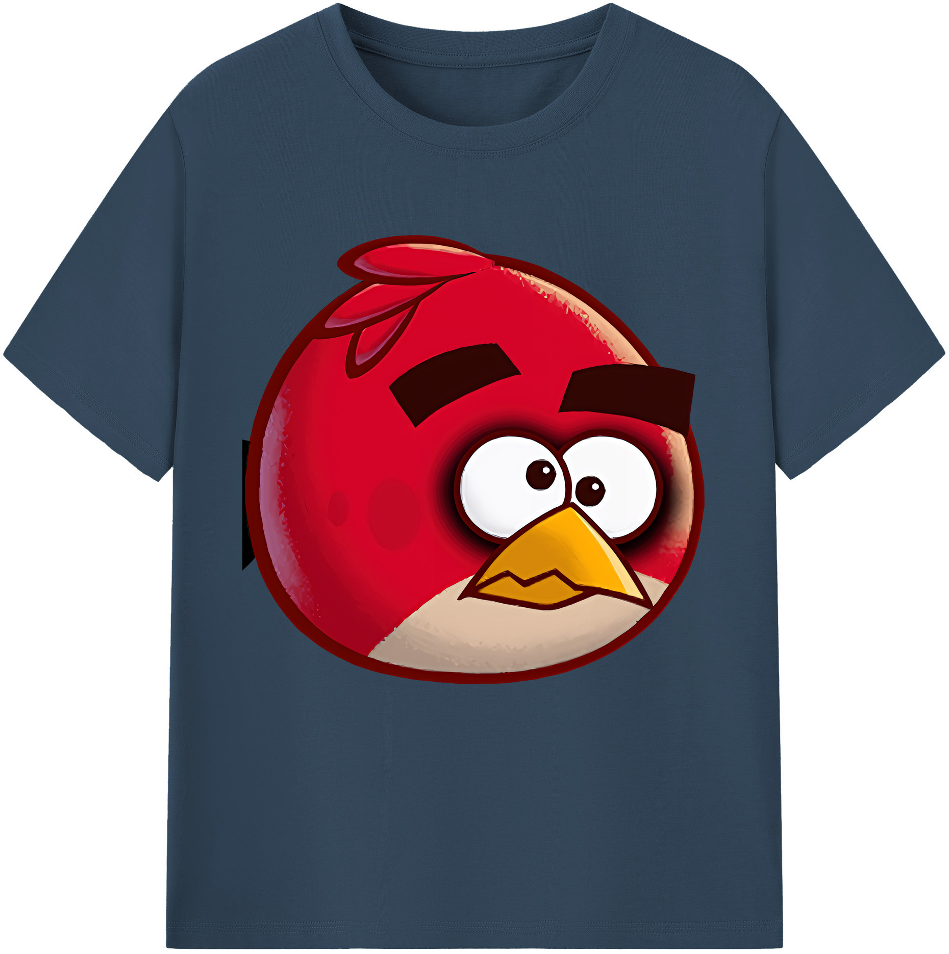 （画像用） Angry Birds アングリーバード 綿100％半袖Tシャツ（フロントプリント）