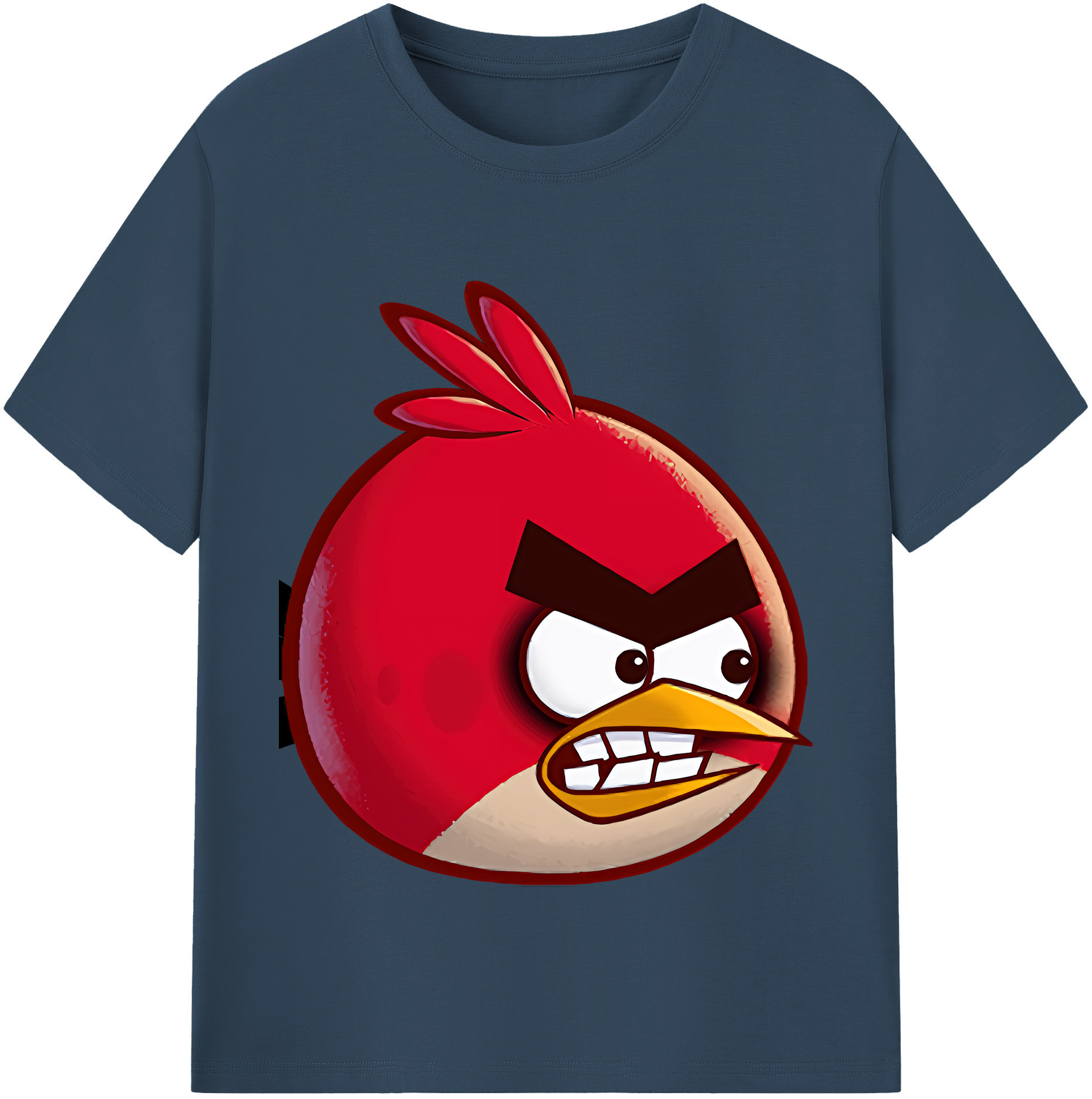 （画像用） Angry Birds アングリーバード 綿100％半袖Tシャツ（フロントプリント）