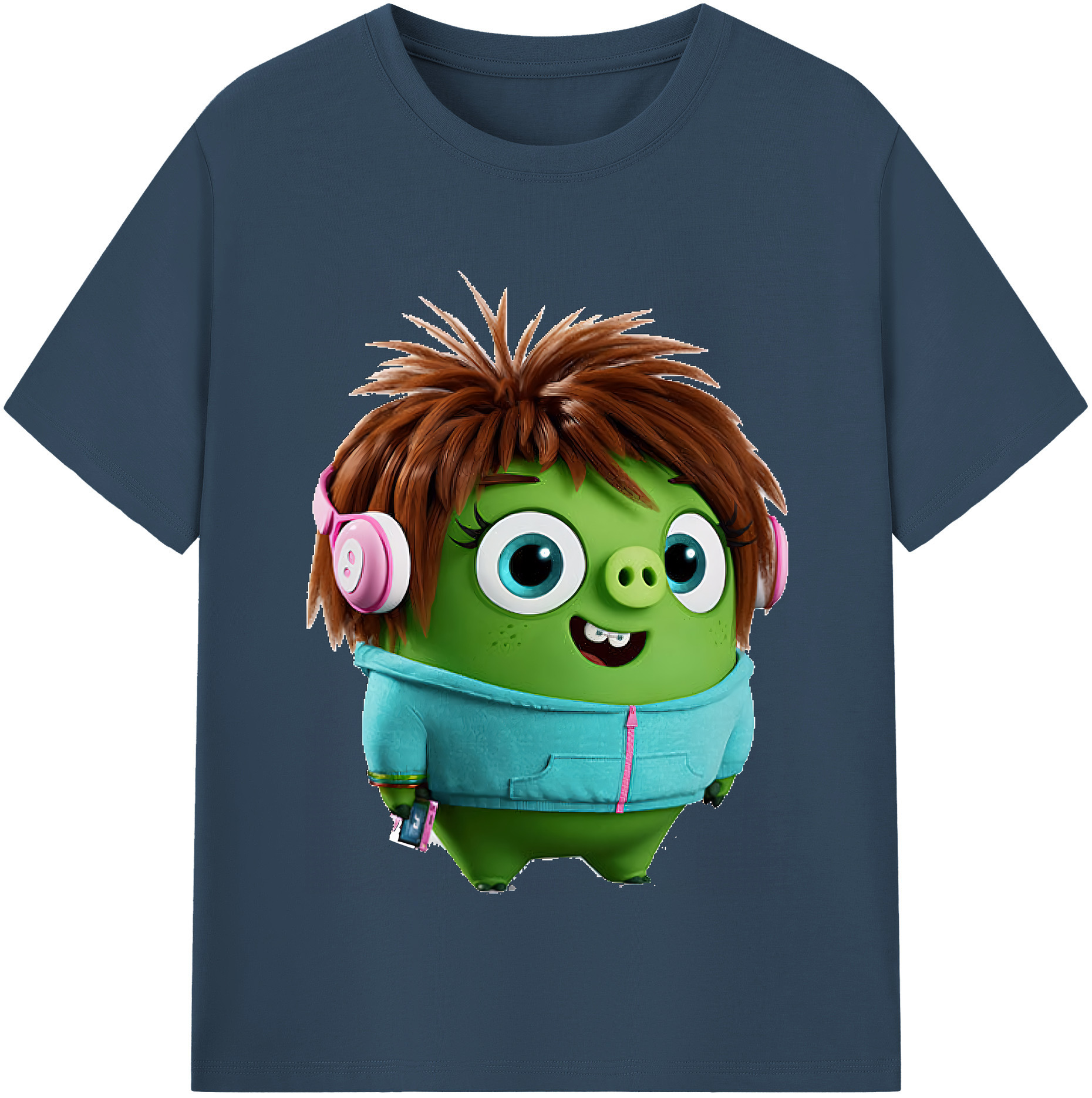 （画像用） Angry Birds アングリーバード 綿100％半袖Tシャツ（フロントプリント）