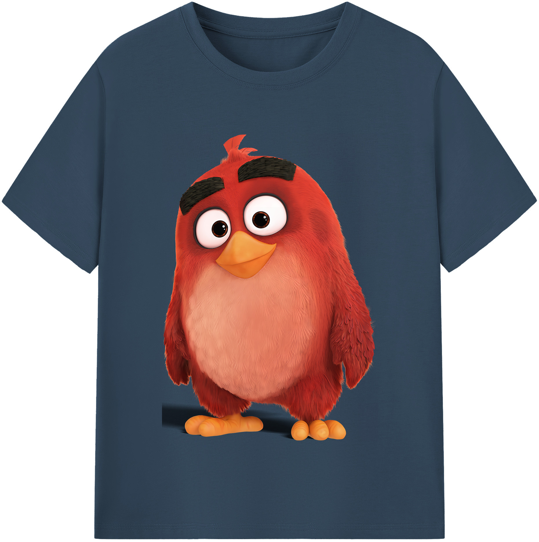 （画像用） Angry Birds アングリーバード 綿100％半袖Tシャツ（フロントプリント）