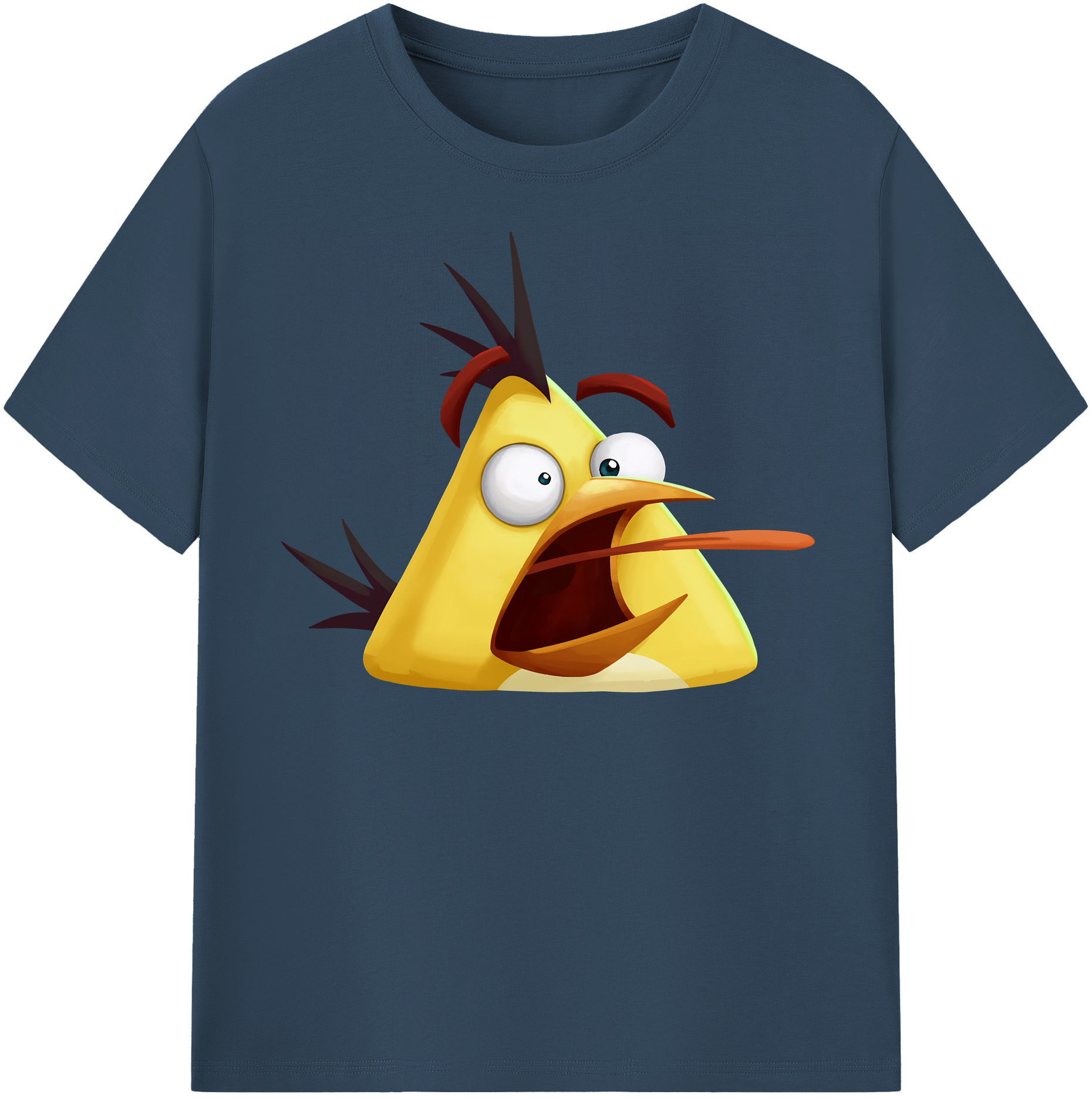 （画像用） Angry Birds アングリーバード 綿100％半袖Tシャツ（フロントプリント）