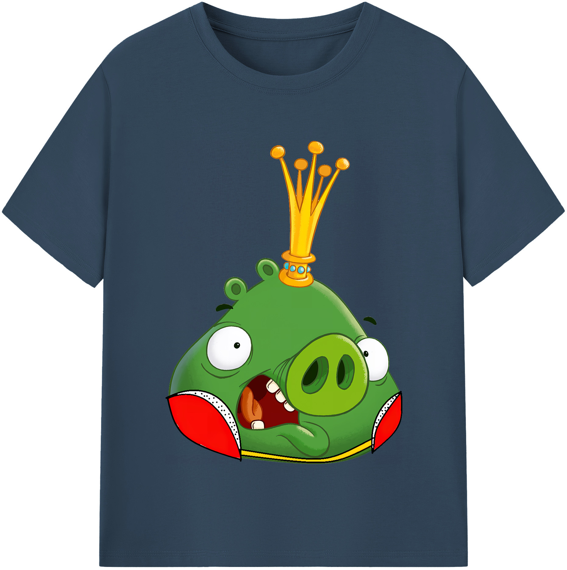 （画像用） Angry Birds アングリーバード 綿100％半袖Tシャツ（フロントプリント）