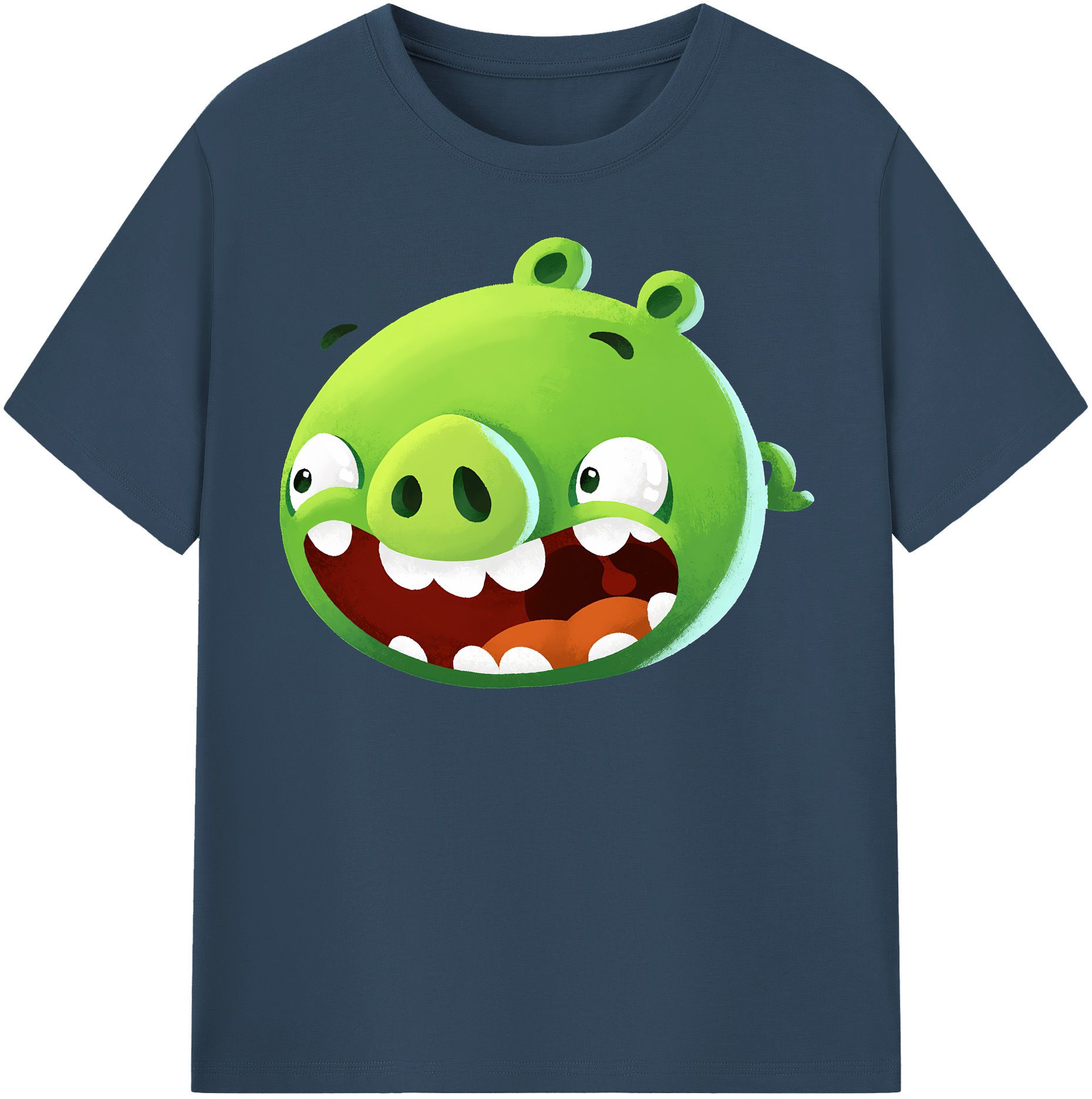 （画像用） Angry Birds アングリーバード 綿100％半袖Tシャツ（フロントプリント）