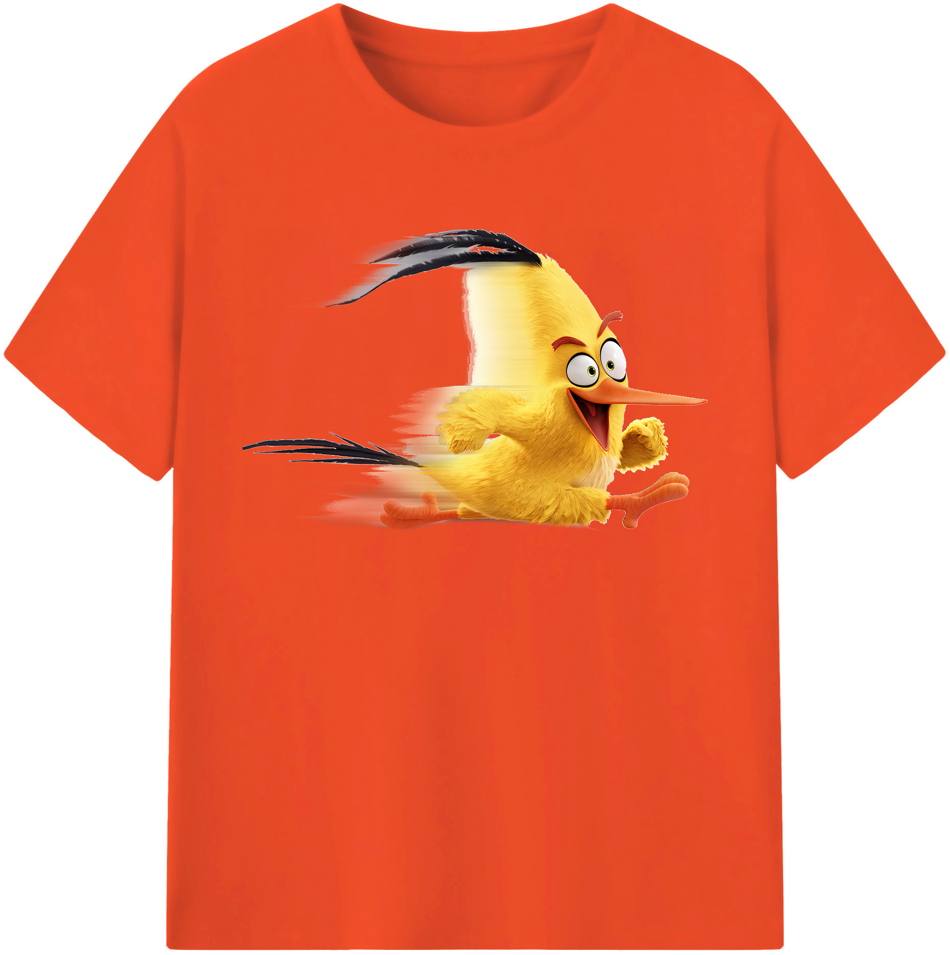 （画像用） Angry Birds アングリーバード 綿100％半袖Tシャツ（フロントプリント）