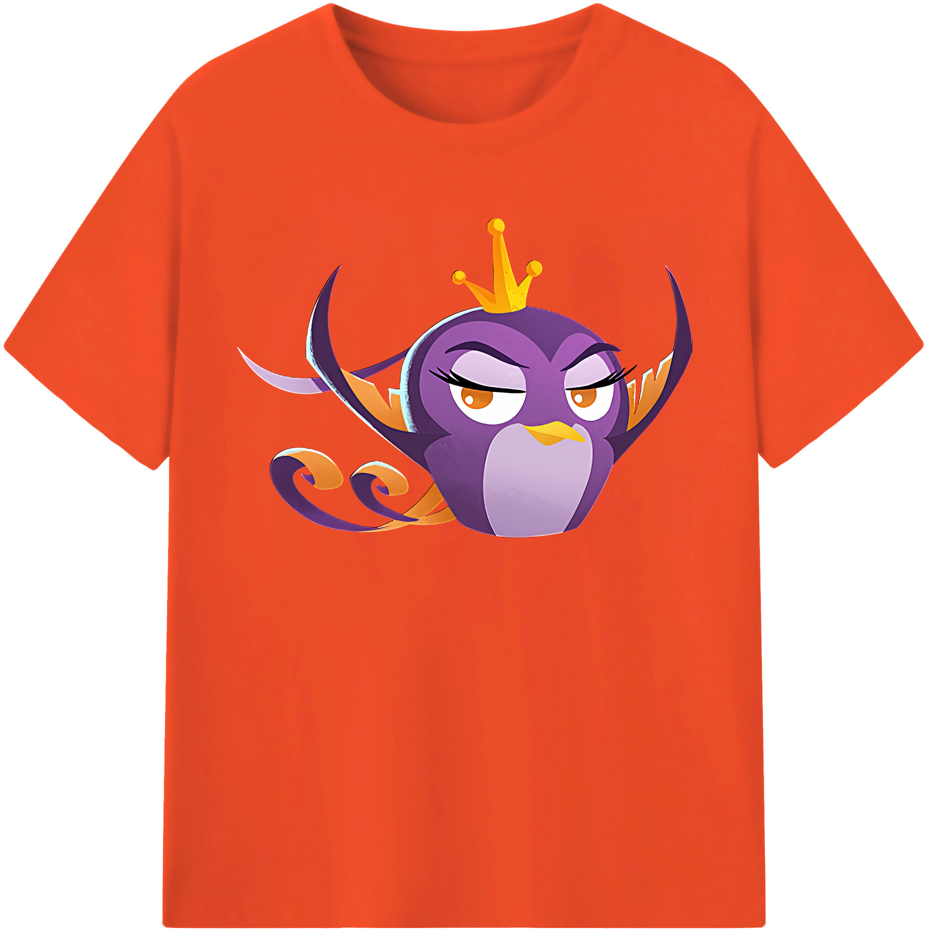 （画像用） Angry Birds アングリーバード 綿100％半袖Tシャツ（フロントプリント）