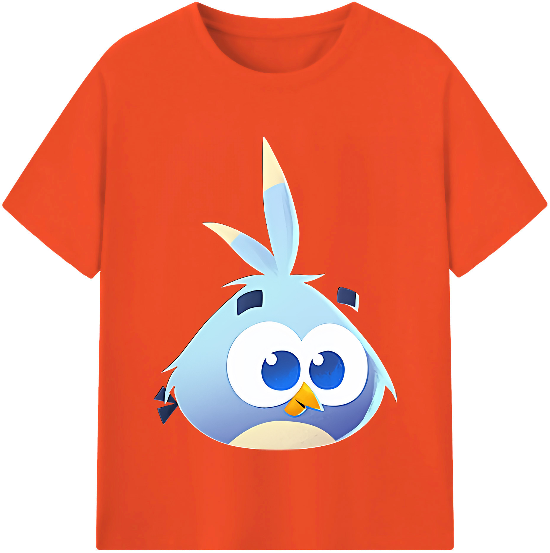 （画像用） Angry Birds アングリーバード 綿100％半袖Tシャツ（フロントプリント）