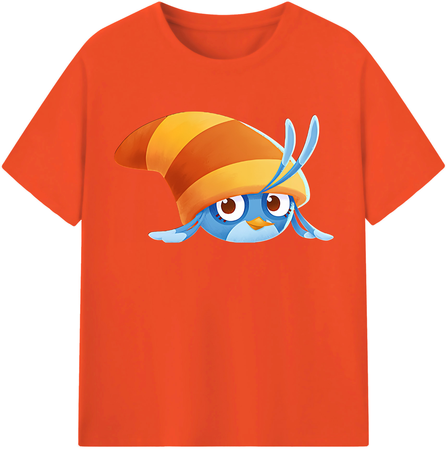 （画像用） Angry Birds アングリーバード 綿100％半袖Tシャツ（フロントプリント）