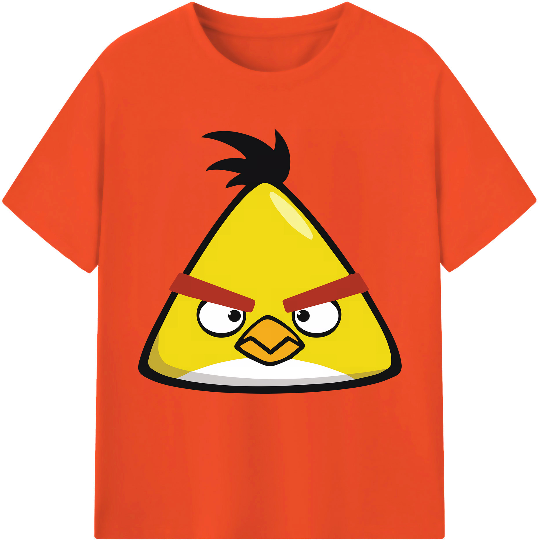 （画像用） Angry Birds アングリーバード 綿100％半袖Tシャツ（フロントプリント）