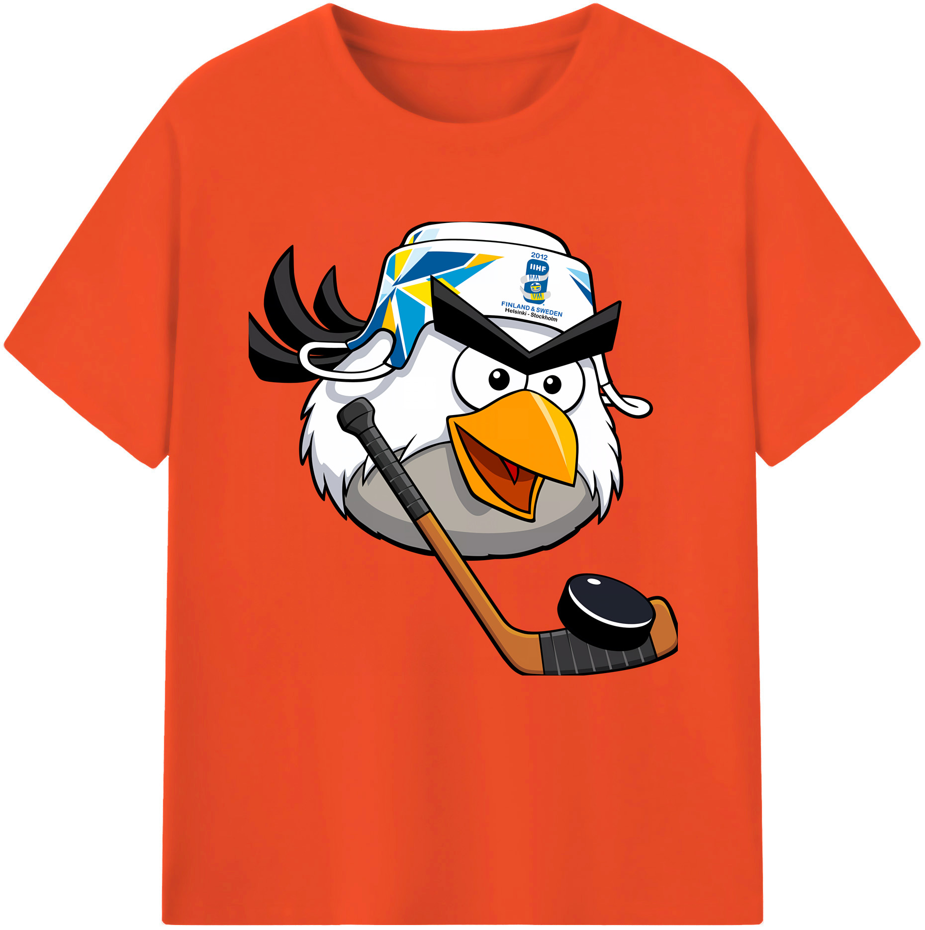 （画像用） Angry Birds アングリーバード 綿100％半袖Tシャツ（フロントプリント）