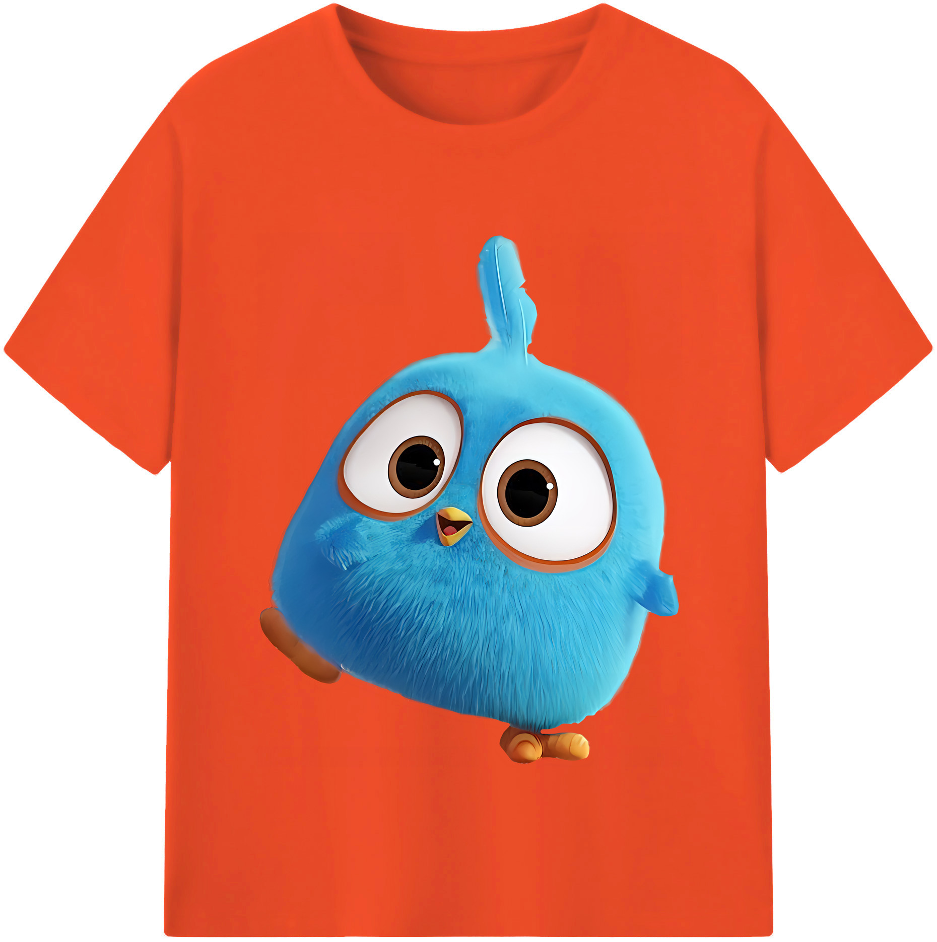 （画像用） Angry Birds アングリーバード 綿100％半袖Tシャツ（フロントプリント）