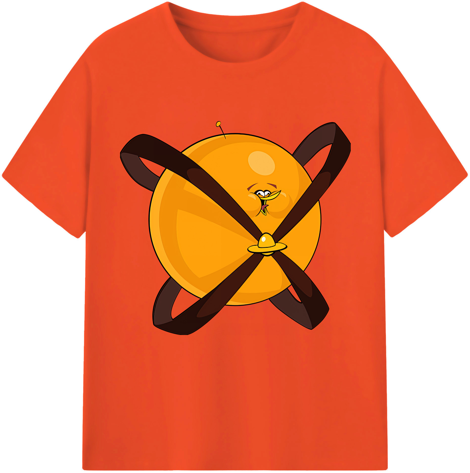 （画像用） Angry Birds アングリーバード 綿100％半袖Tシャツ（フロントプリント）