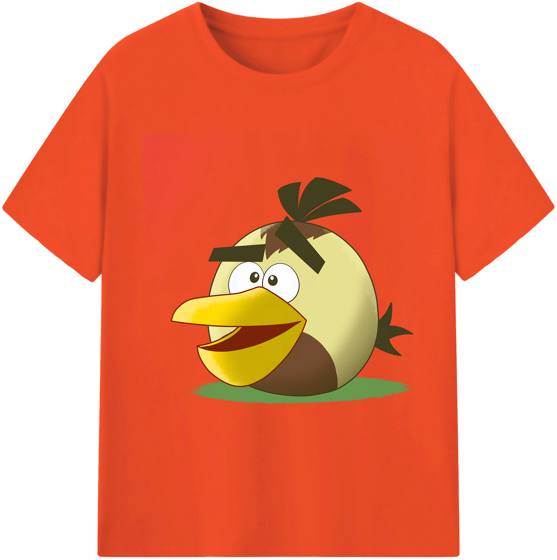 （画像用） Angry Birds アングリーバード 綿100％半袖Tシャツ（フロントプリント）