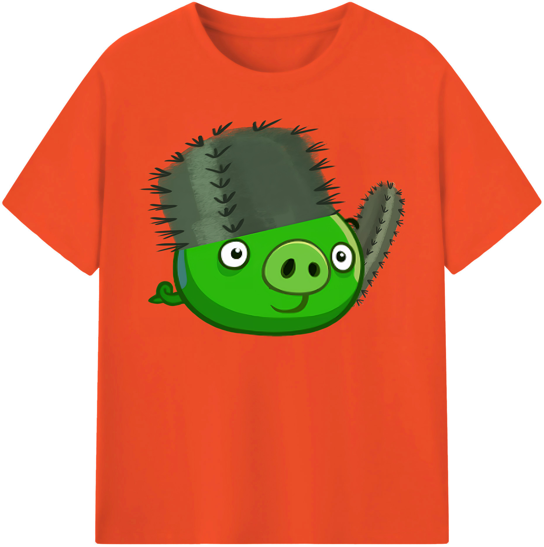 Angry Birds アングリーバード 綿100％半袖Tシャツ（フロントプリント）