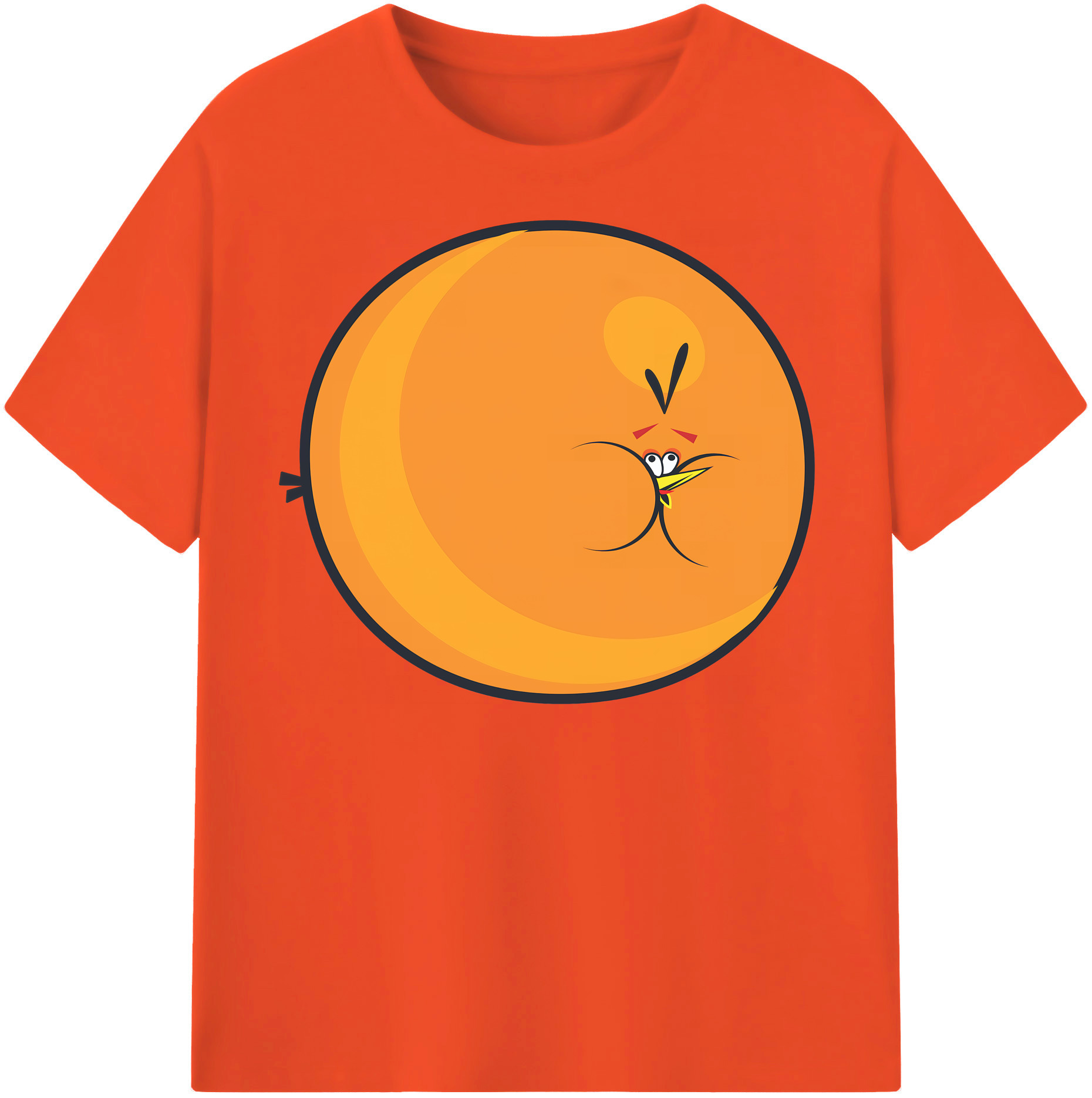 （画像用） Angry Birds アングリーバード 綿100％半袖Tシャツ（フロントプリント）
