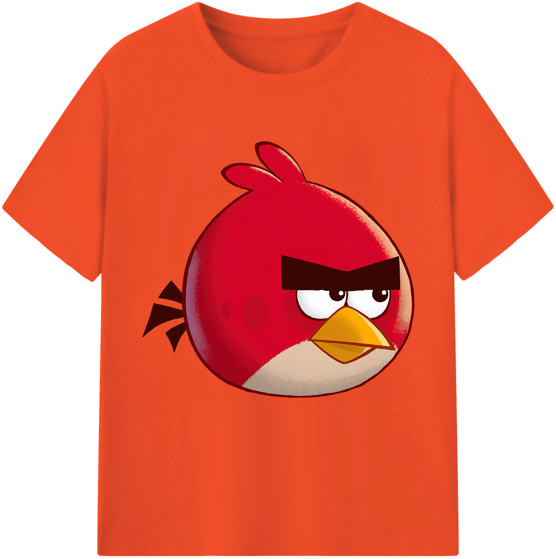 （画像用） Angry Birds アングリーバード 綿100％半袖Tシャツ（フロントプリント）