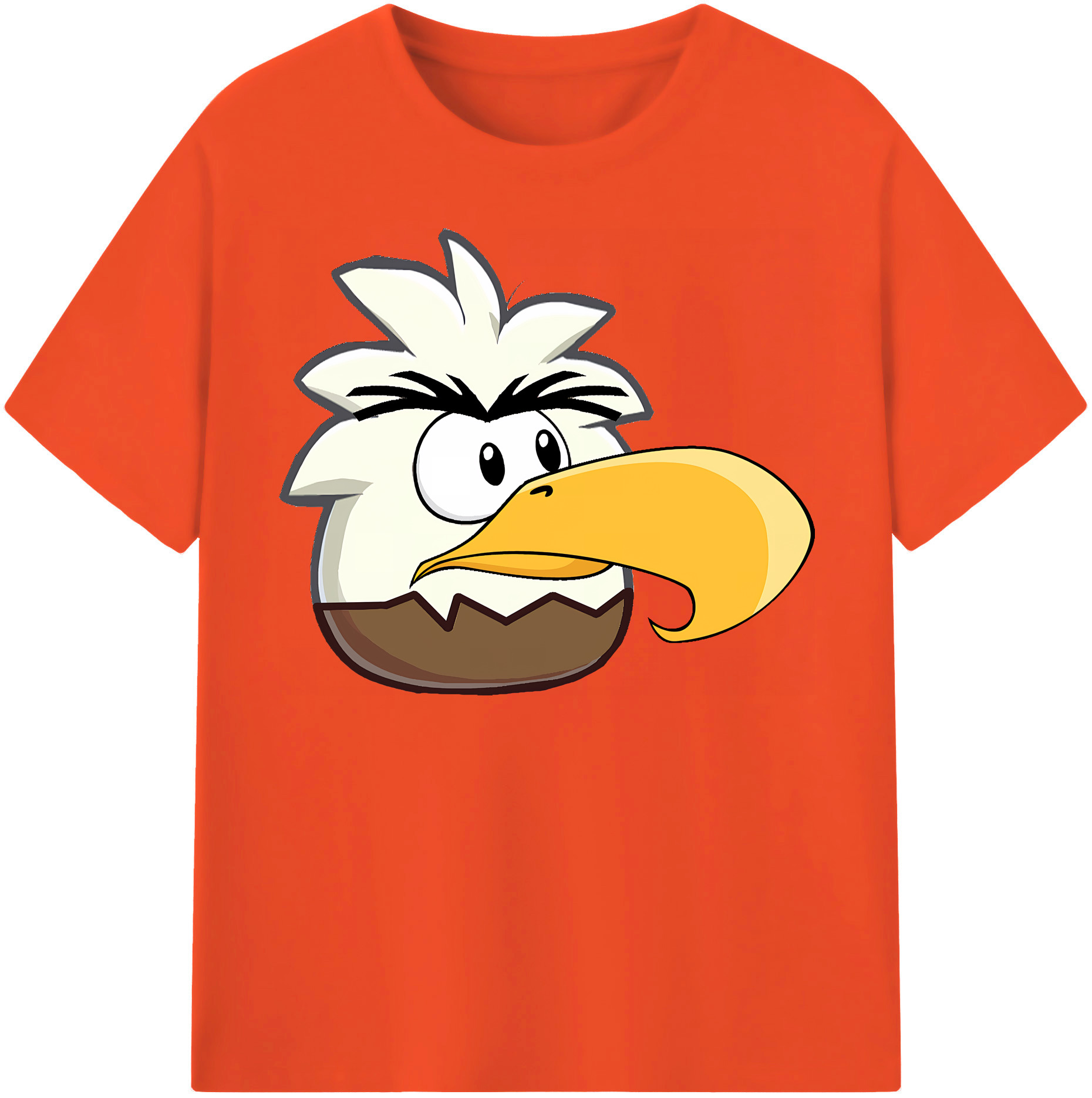 （画像用） Angry Birds アングリーバード 綿100％半袖Tシャツ（フロントプリント）