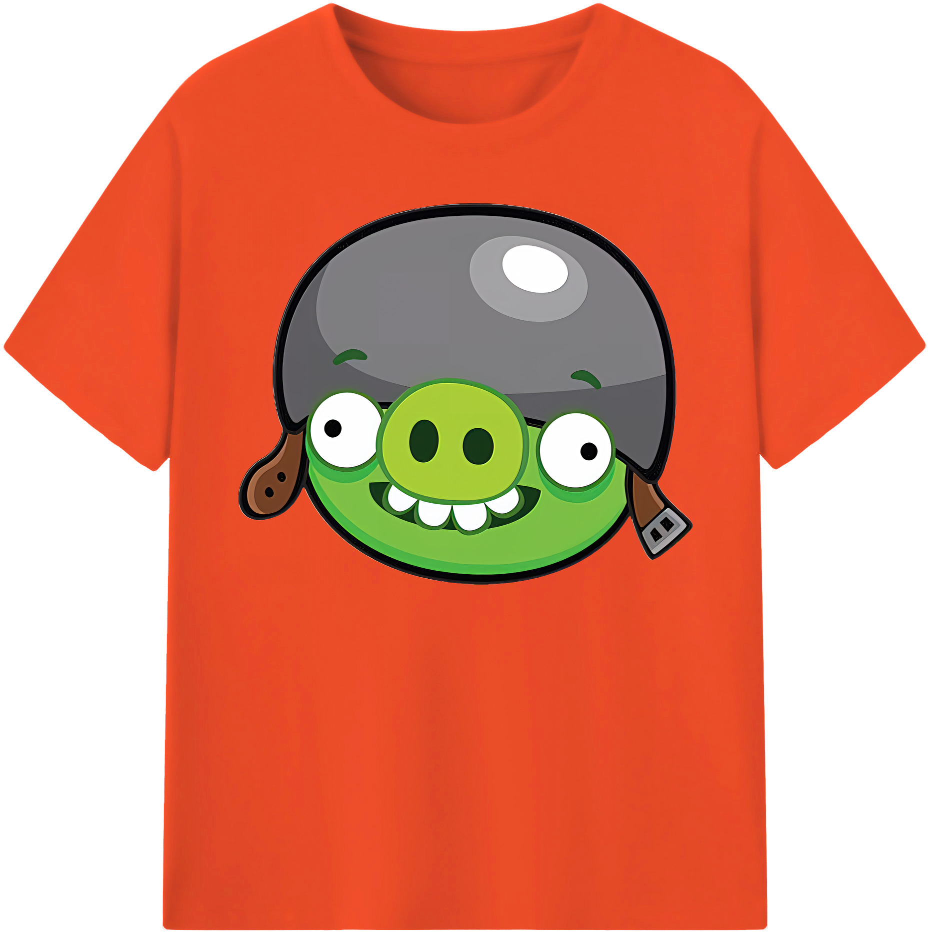 （画像用） Angry Birds アングリーバード 綿100％半袖Tシャツ（フロントプリント）