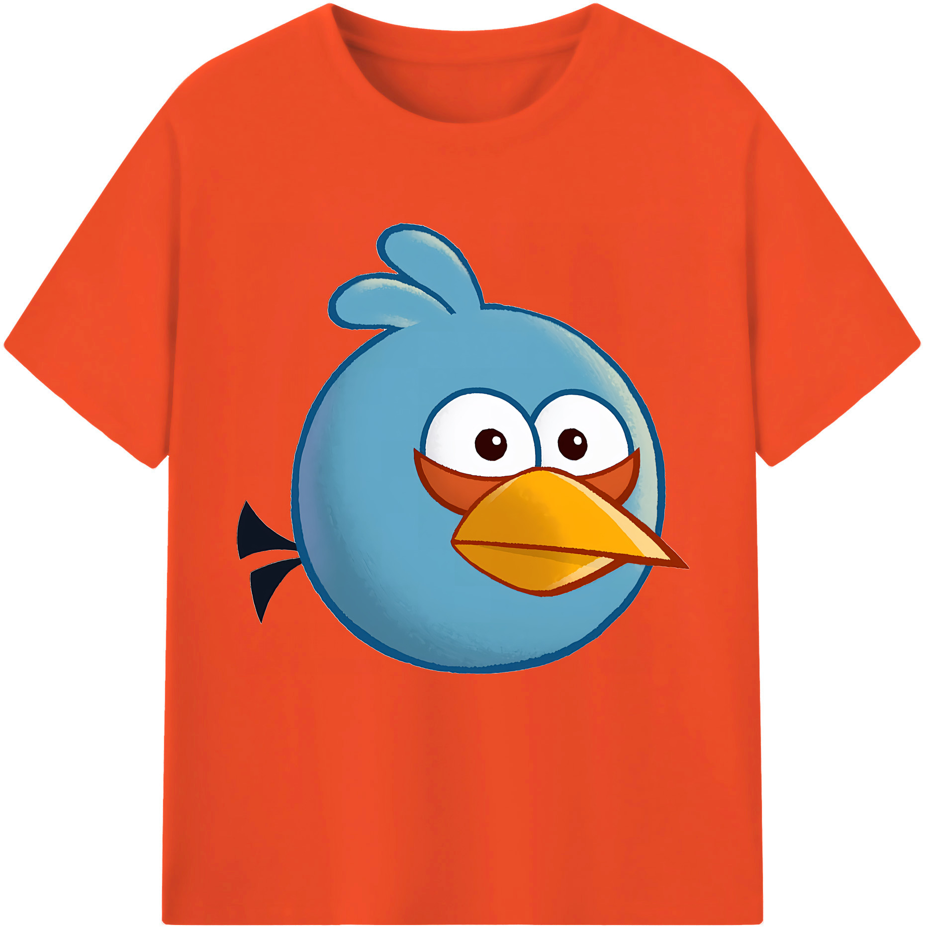 （画像用） Angry Birds アングリーバード 綿100％半袖Tシャツ（フロントプリント）