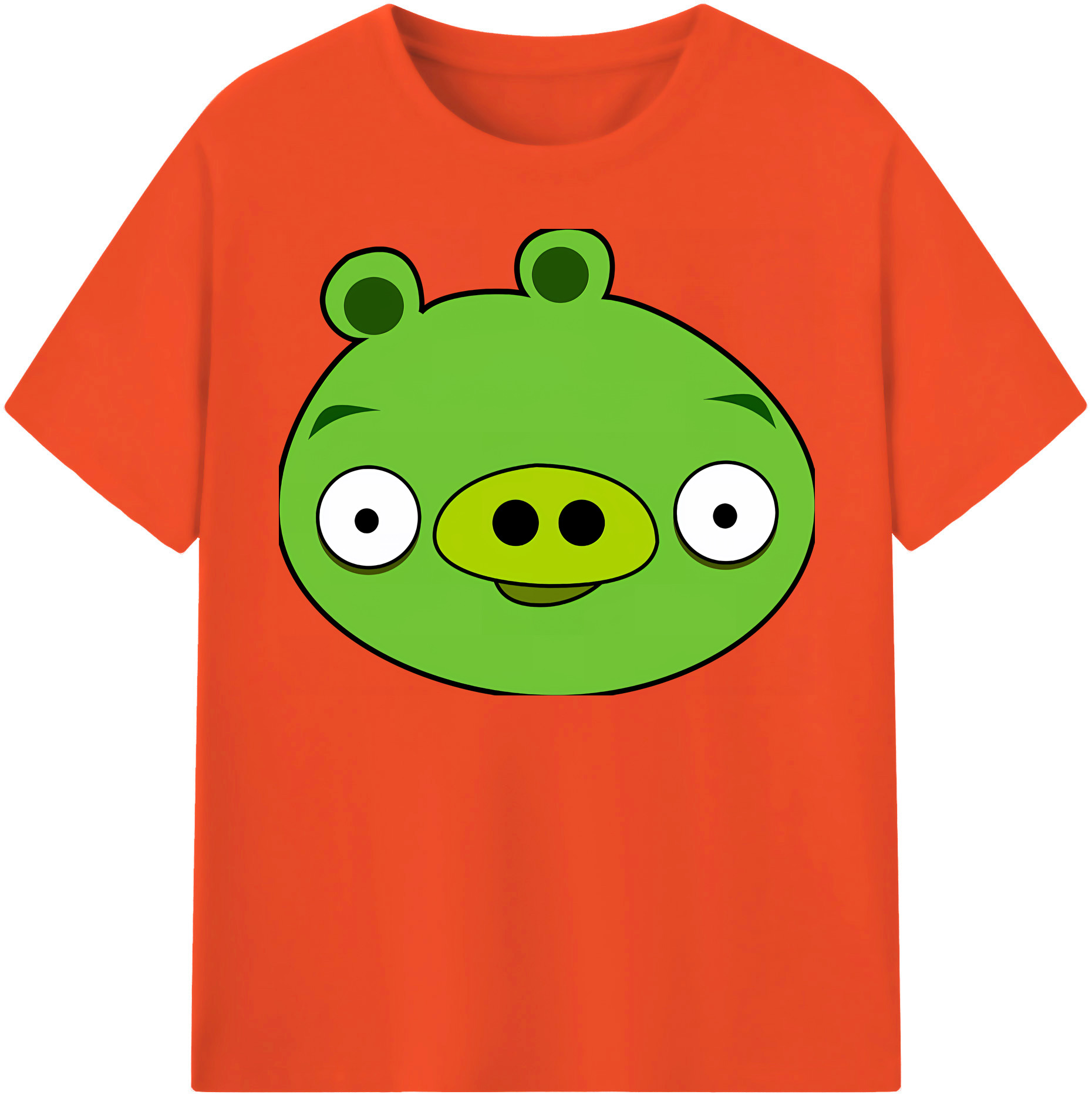 （画像用） Angry Birds アングリーバード 綿100％半袖Tシャツ（フロントプリント）