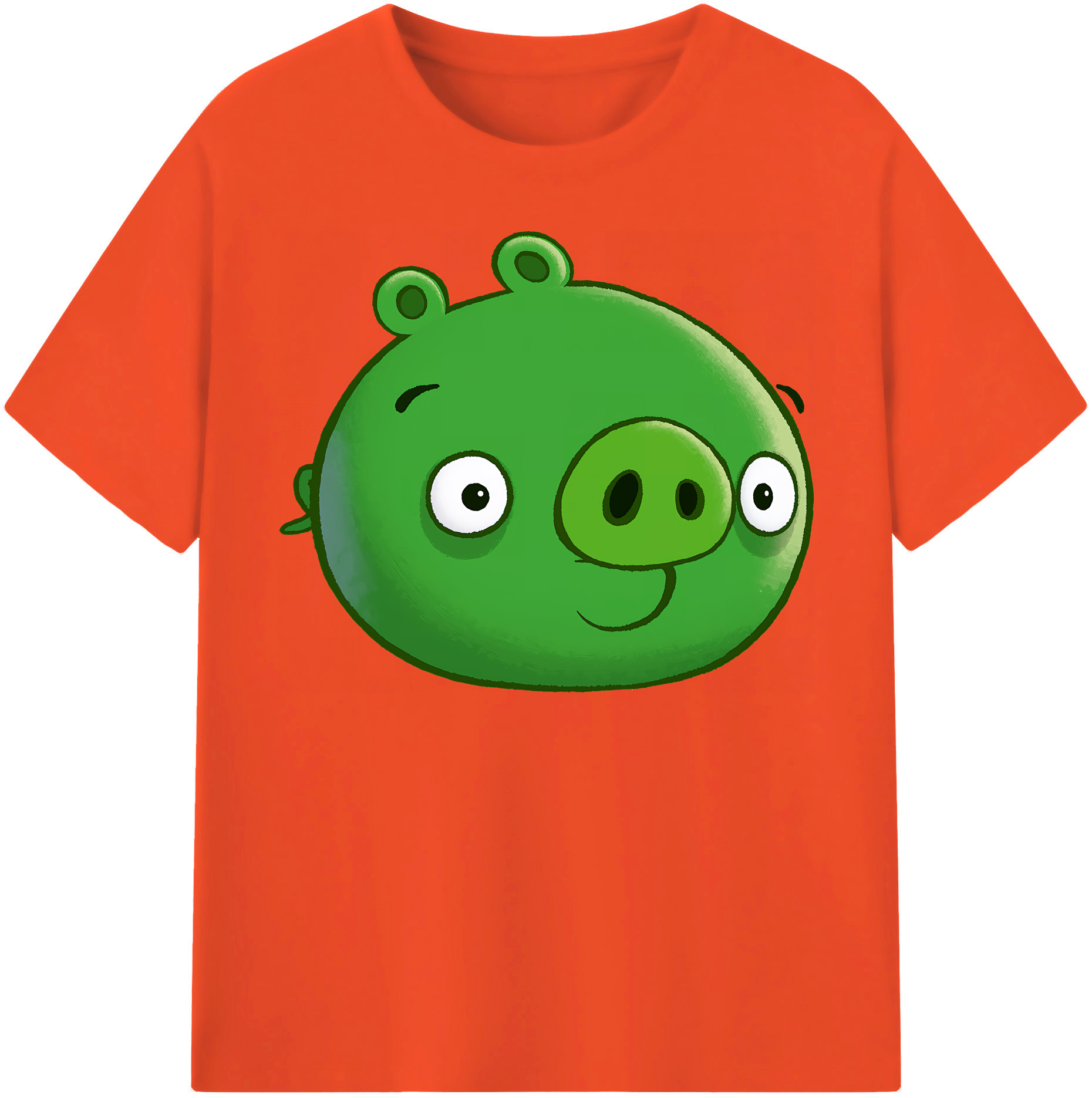 （画像用） Angry Birds アングリーバード 綿100％半袖Tシャツ（フロントプリント）