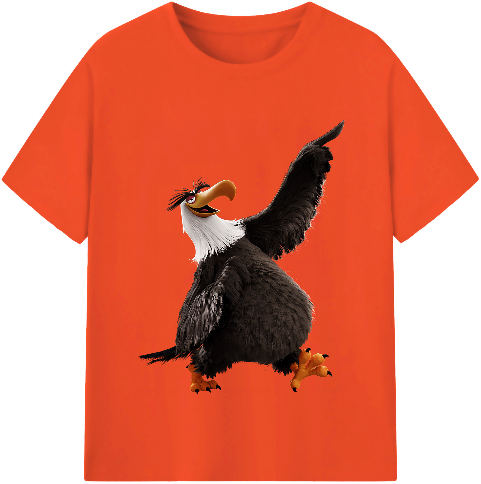 （画像用） Angry Birds アングリーバード 綿100％半袖Tシャツ（フロントプリント）