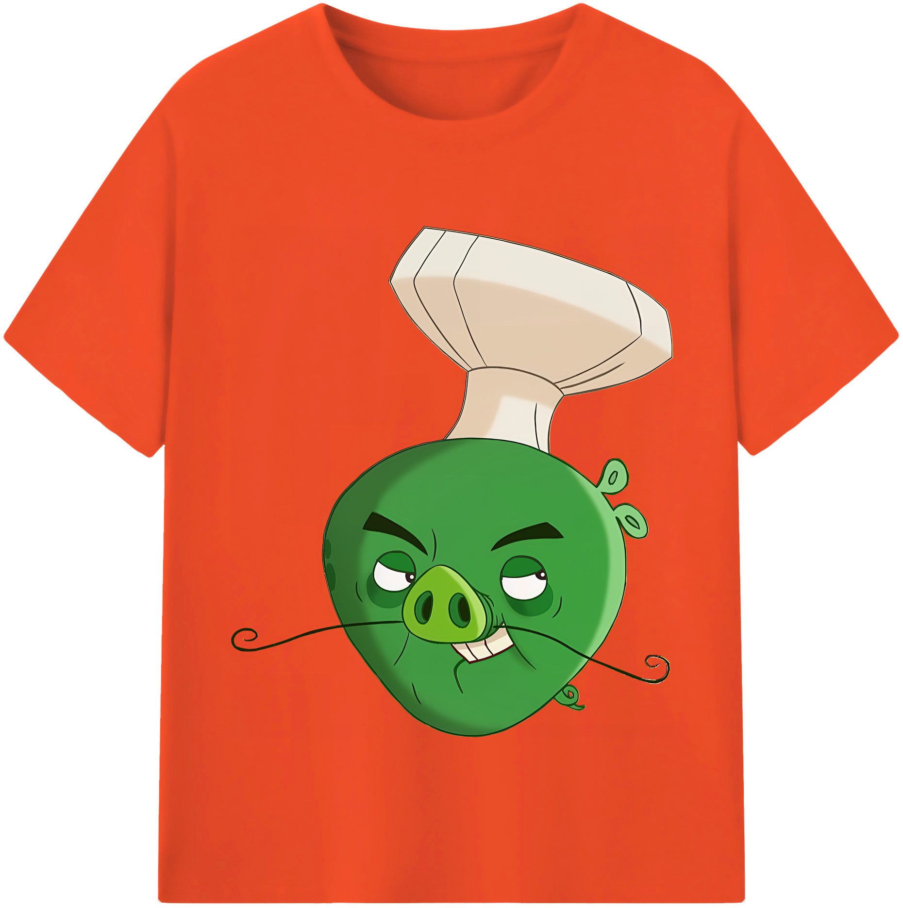（画像用） Angry Birds アングリーバード 綿100％半袖Tシャツ（フロントプリント）