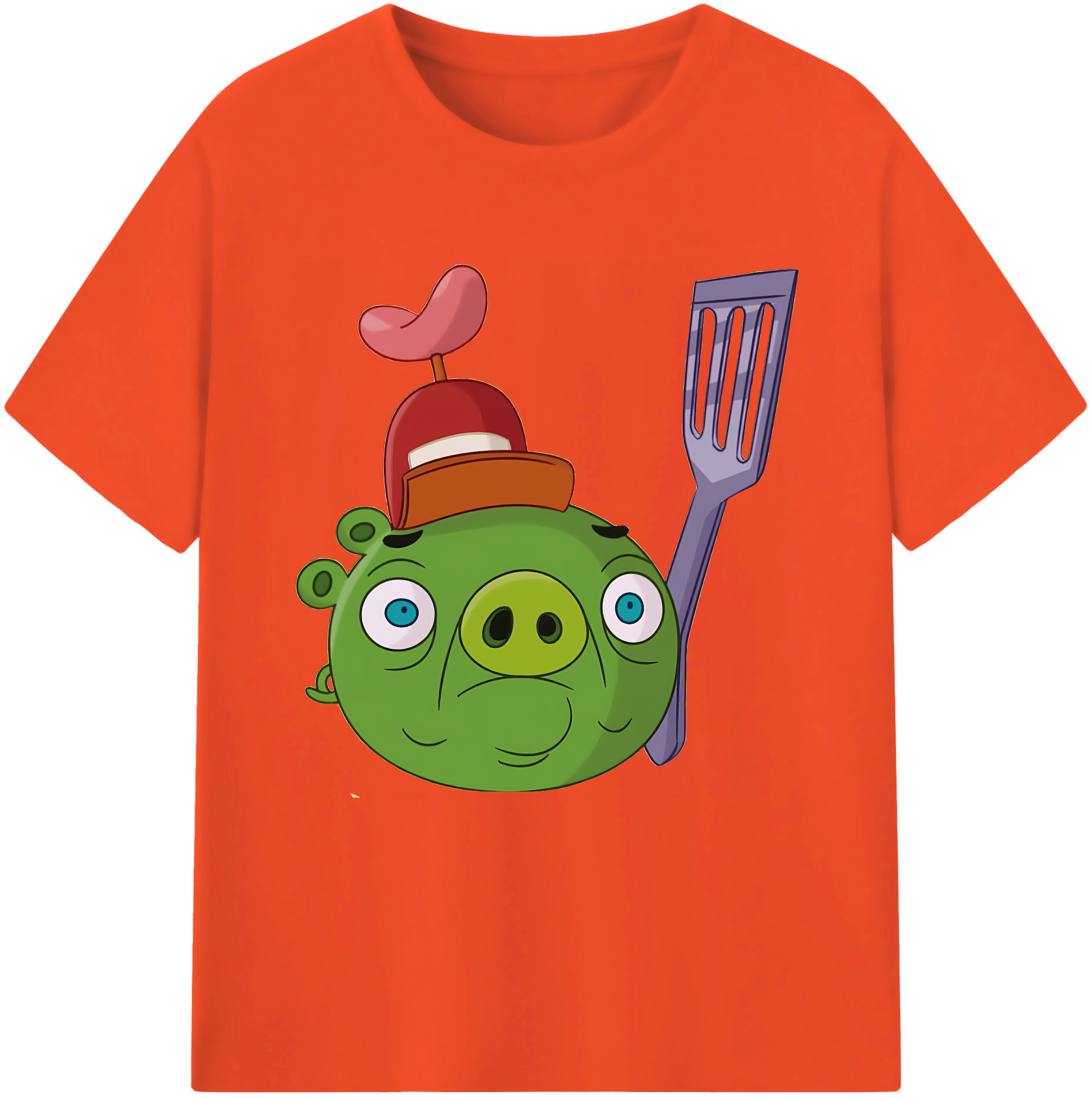 （画像用） Angry Birds アングリーバード 綿100％半袖Tシャツ（フロントプリント）