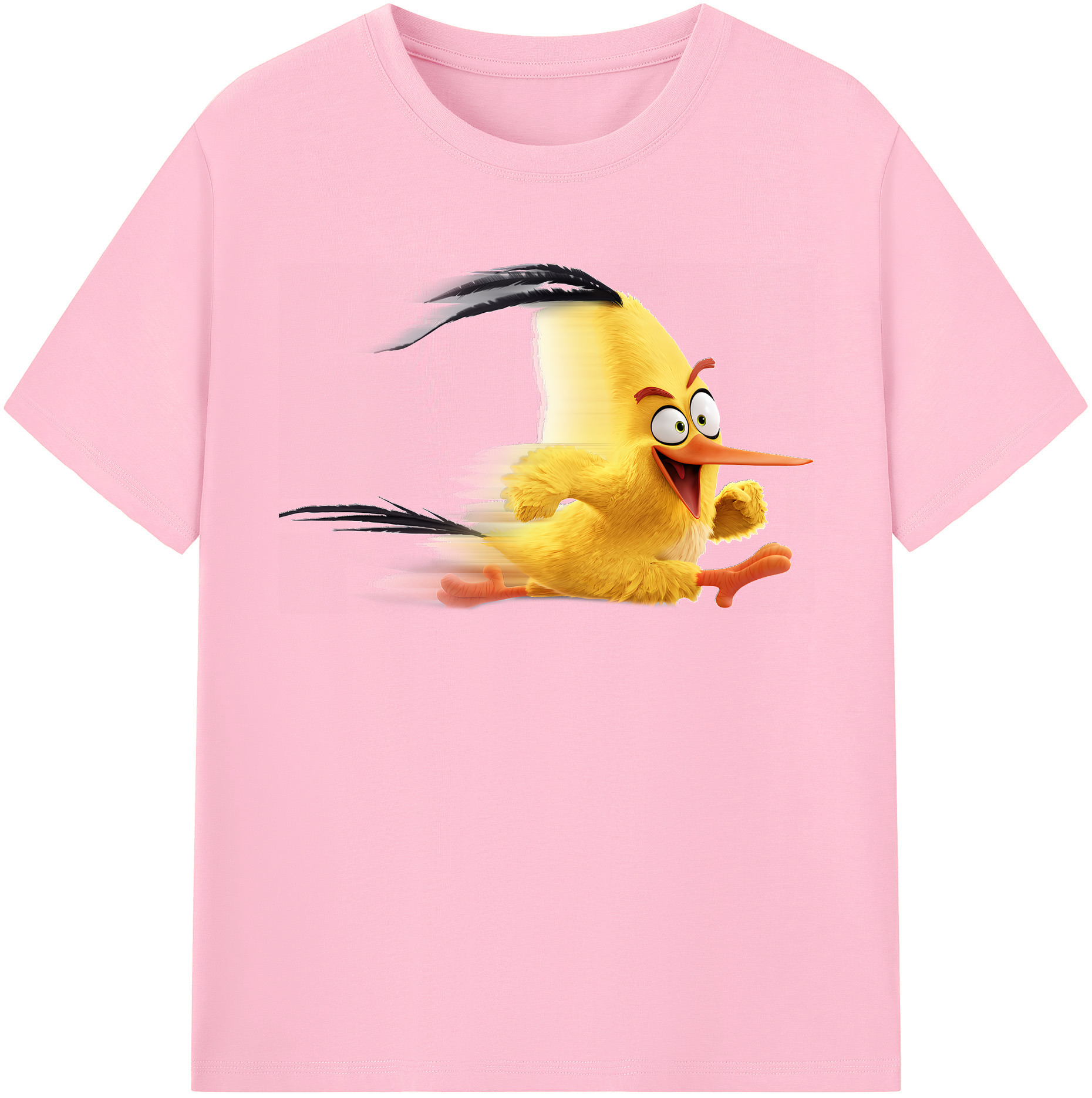 （画像用） Angry Birds アングリーバード 綿100％半袖Tシャツ（フロントプリント）
