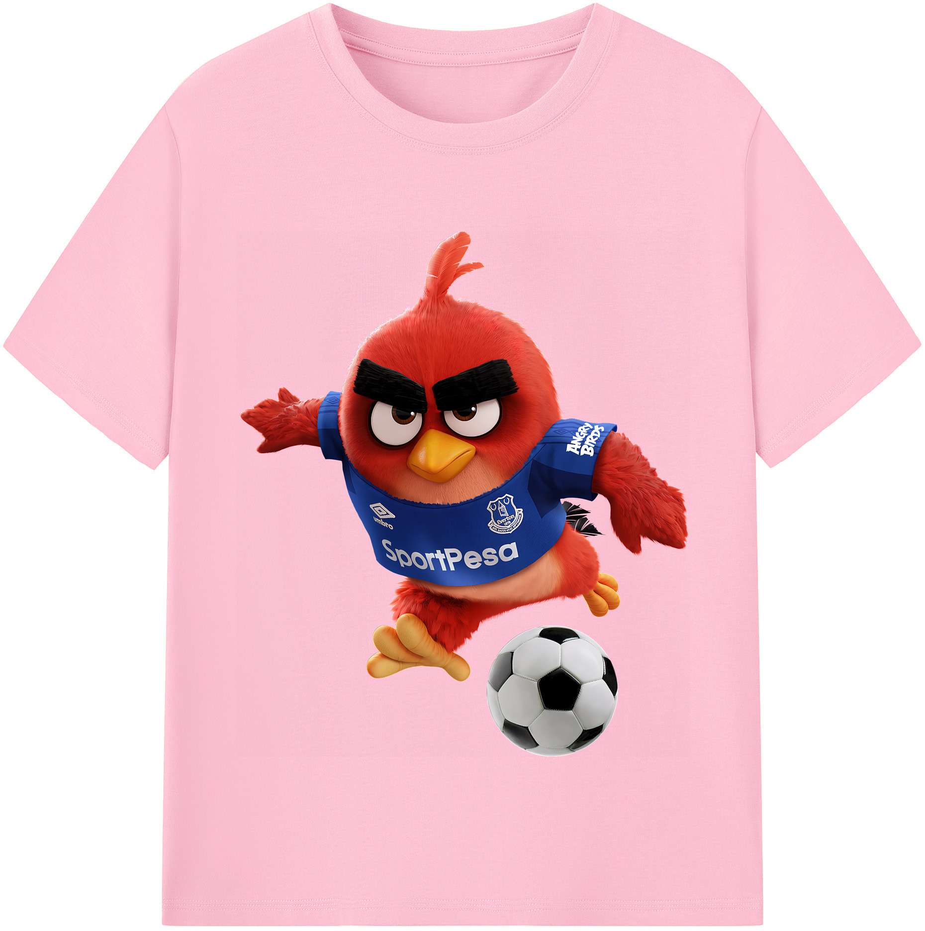 （画像用） Angry Birds アングリーバード 綿100％半袖Tシャツ（フロントプリント）