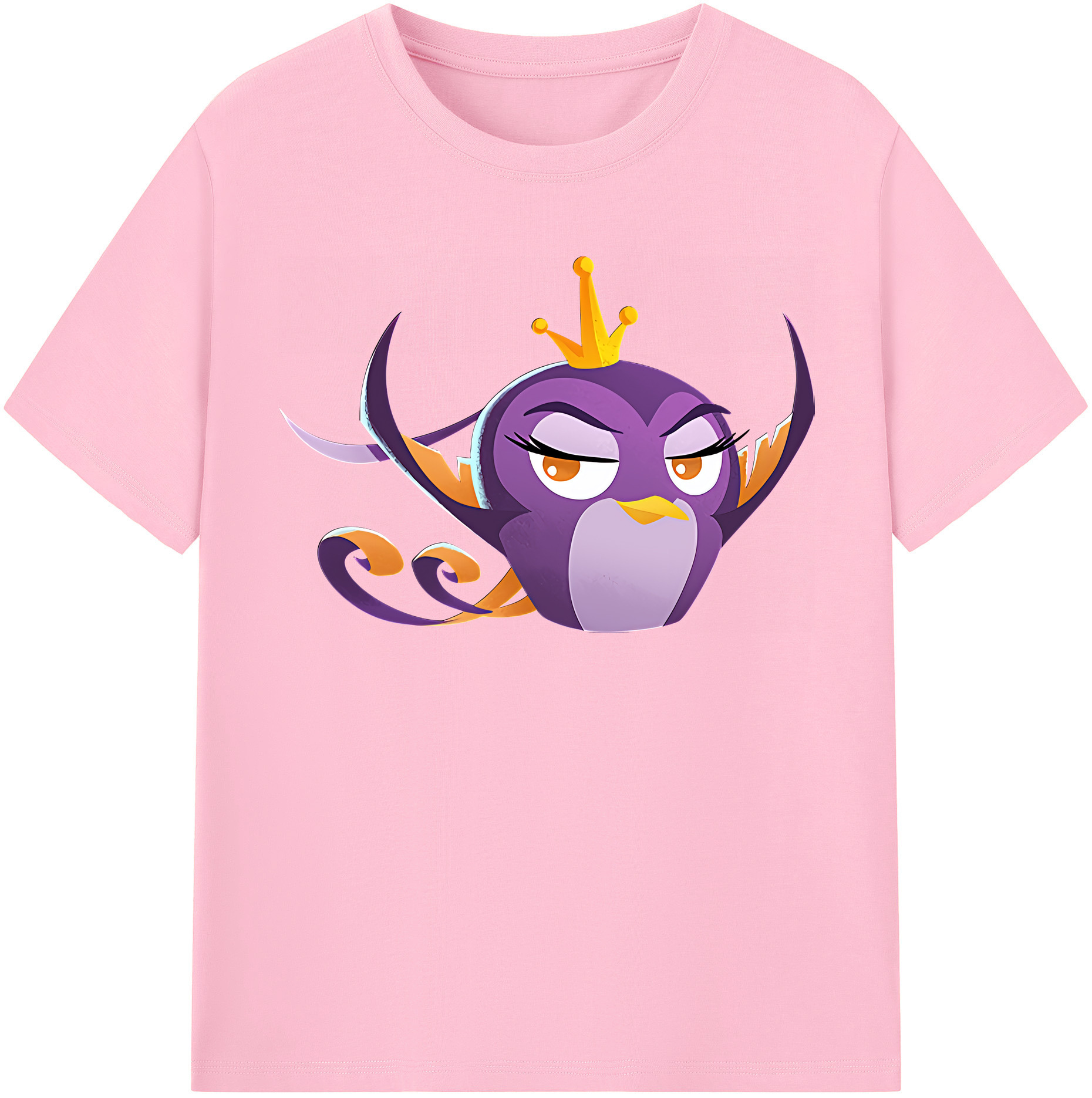 （画像用） Angry Birds アングリーバード 綿100％半袖Tシャツ（フロントプリント）