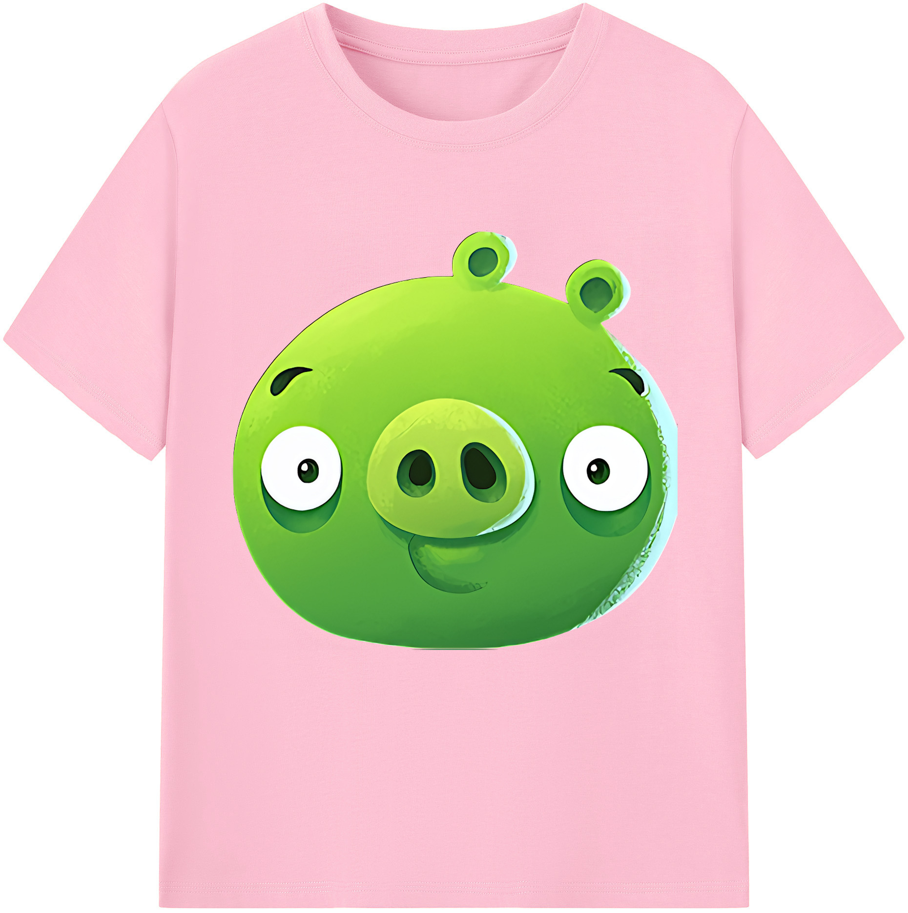 （画像用） Angry Birds アングリーバード 綿100％半袖Tシャツ（フロントプリント）