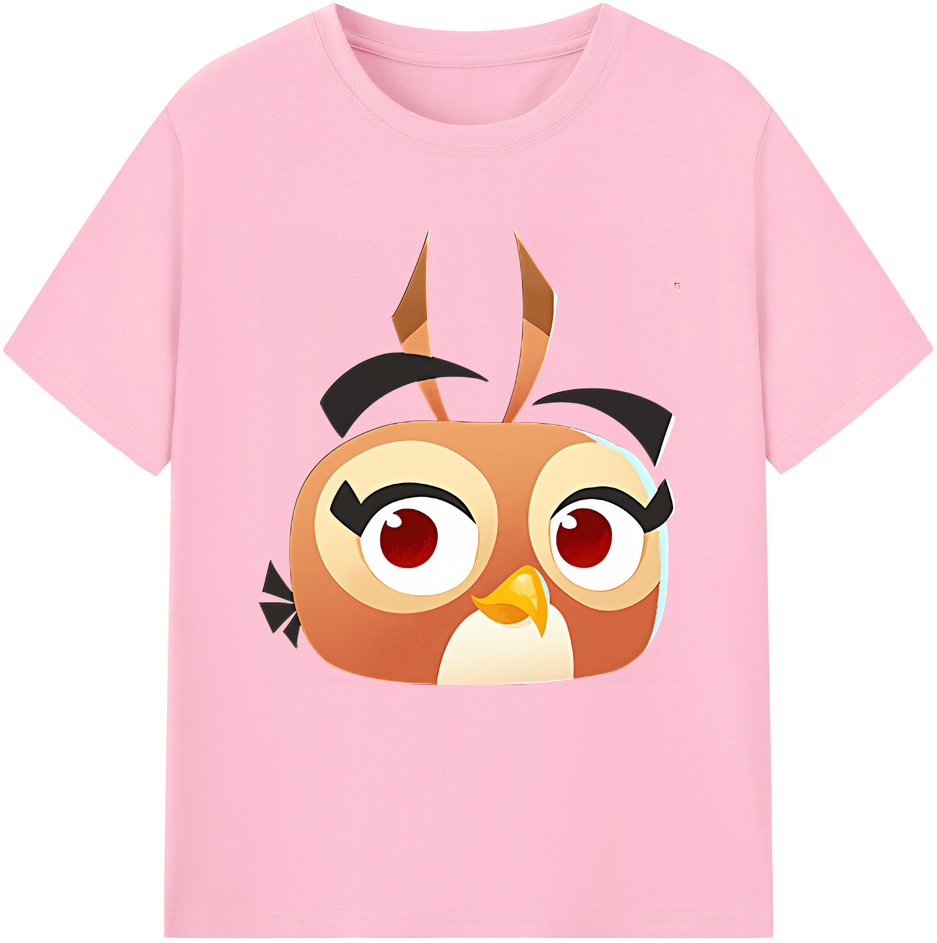 （画像用） Angry Birds アングリーバード 綿100％半袖Tシャツ（フロントプリント）